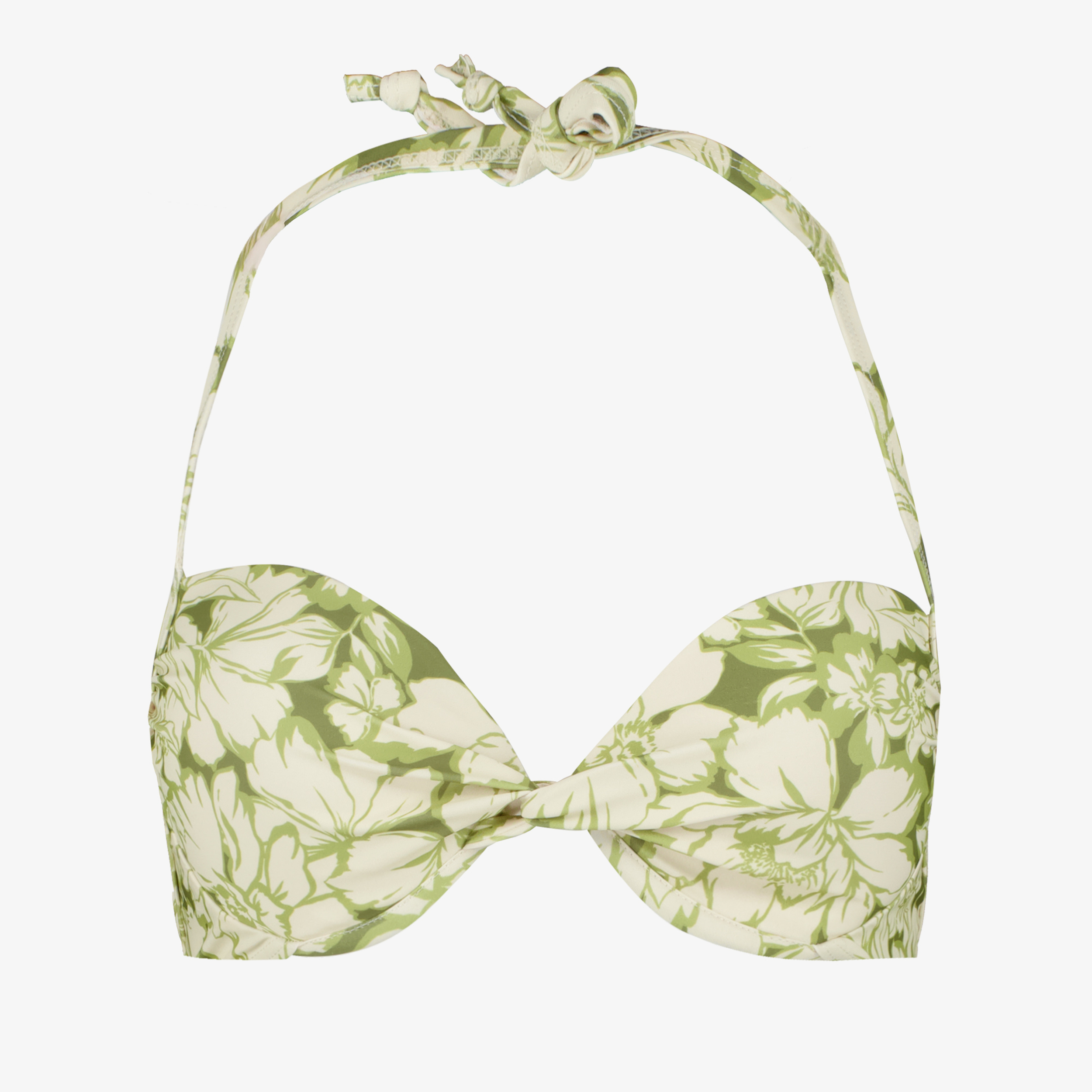 Osaga voorgevormde dames bikinitop met bloemenprint t-shirts & tops