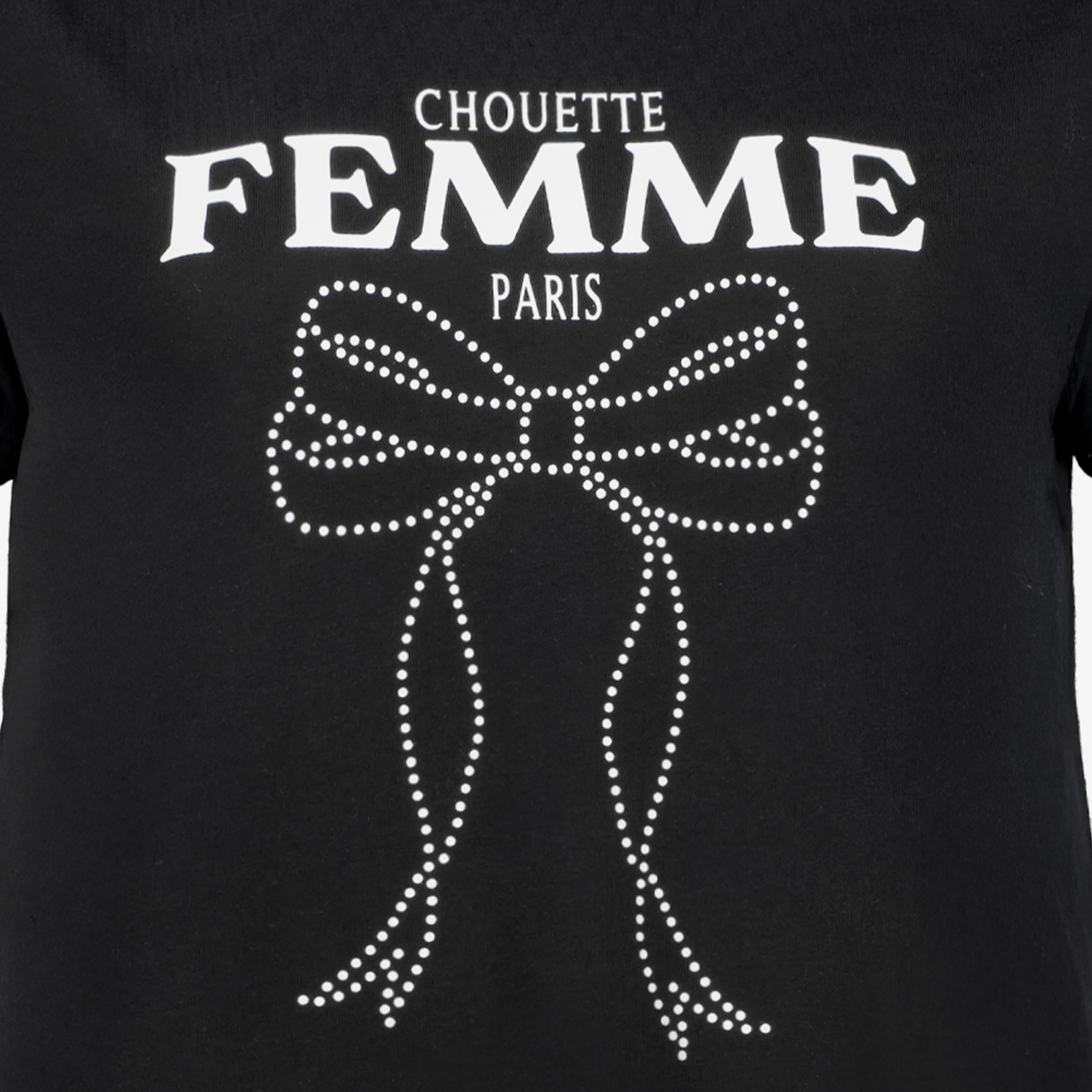 TwoDay dames T-shirt met strik zwart t-shirts & tops – foto 2