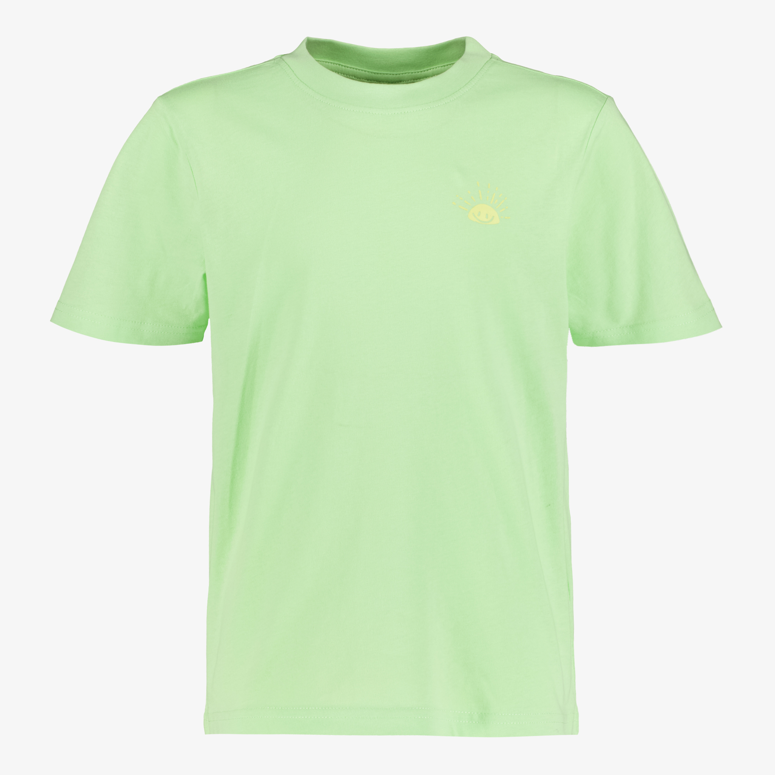 Unsigned jongens T-shirt met backprint lichtgroen