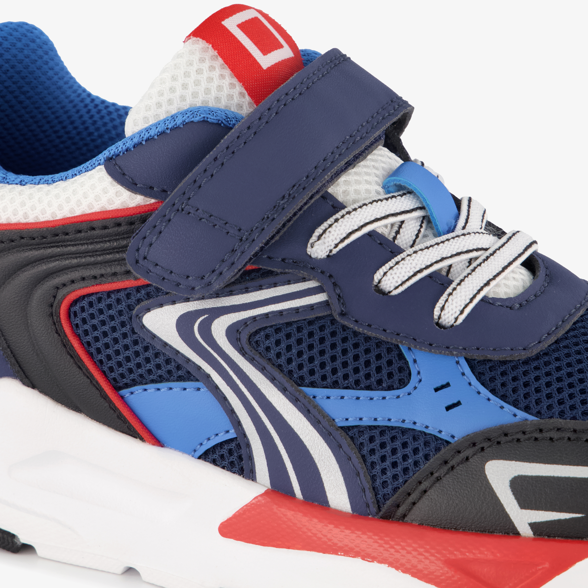Blue Box jongens sneakers blauw rood – foto 5
