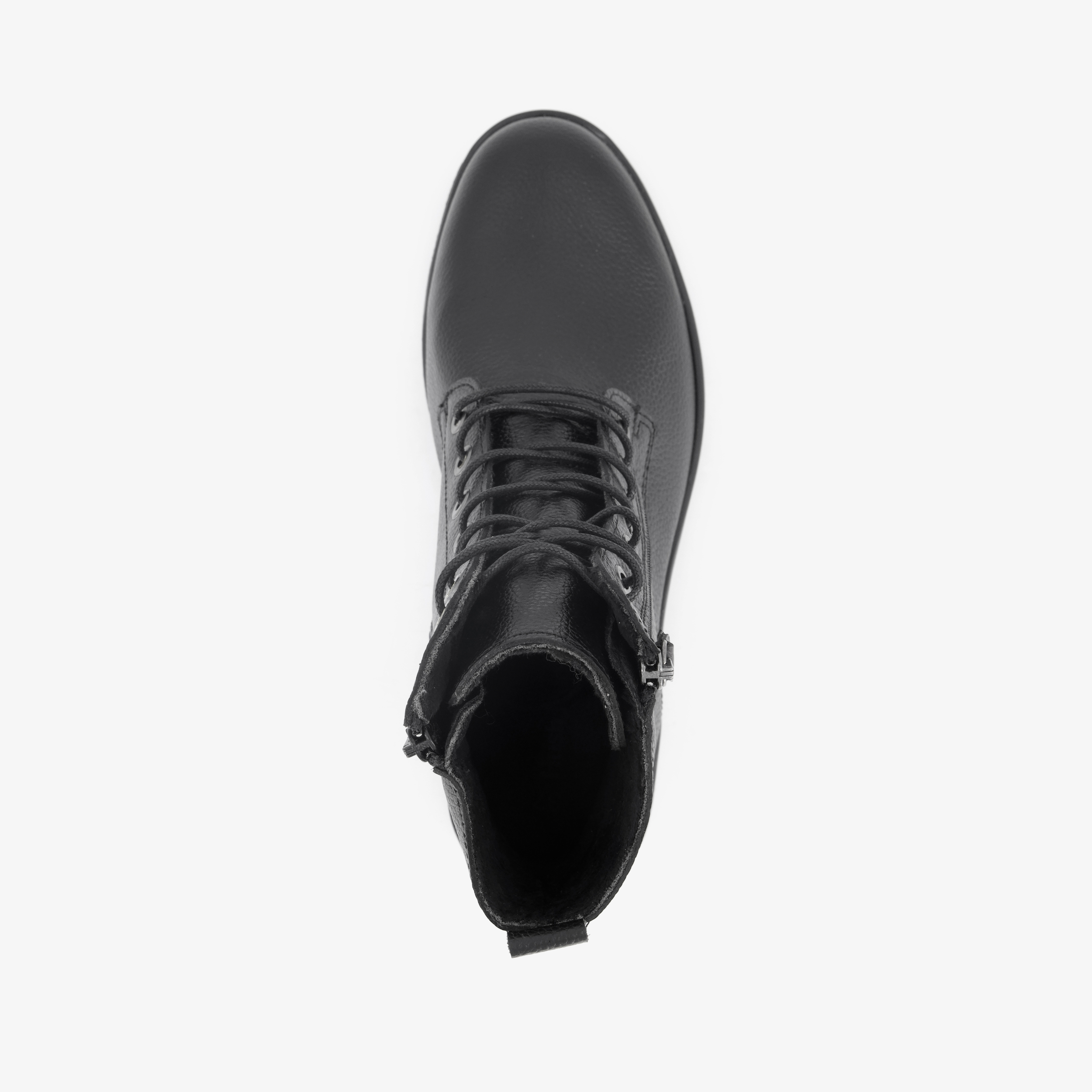 Hush Puppies leren dames veterboots zwart laarzen – foto 4