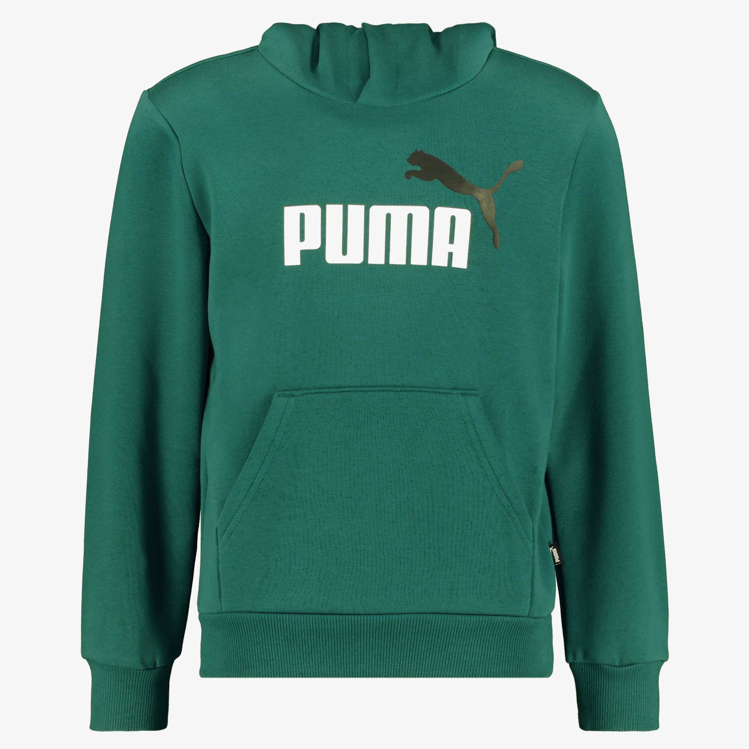 Puma ESS Col 2 Big Logo kinder hoodie groen