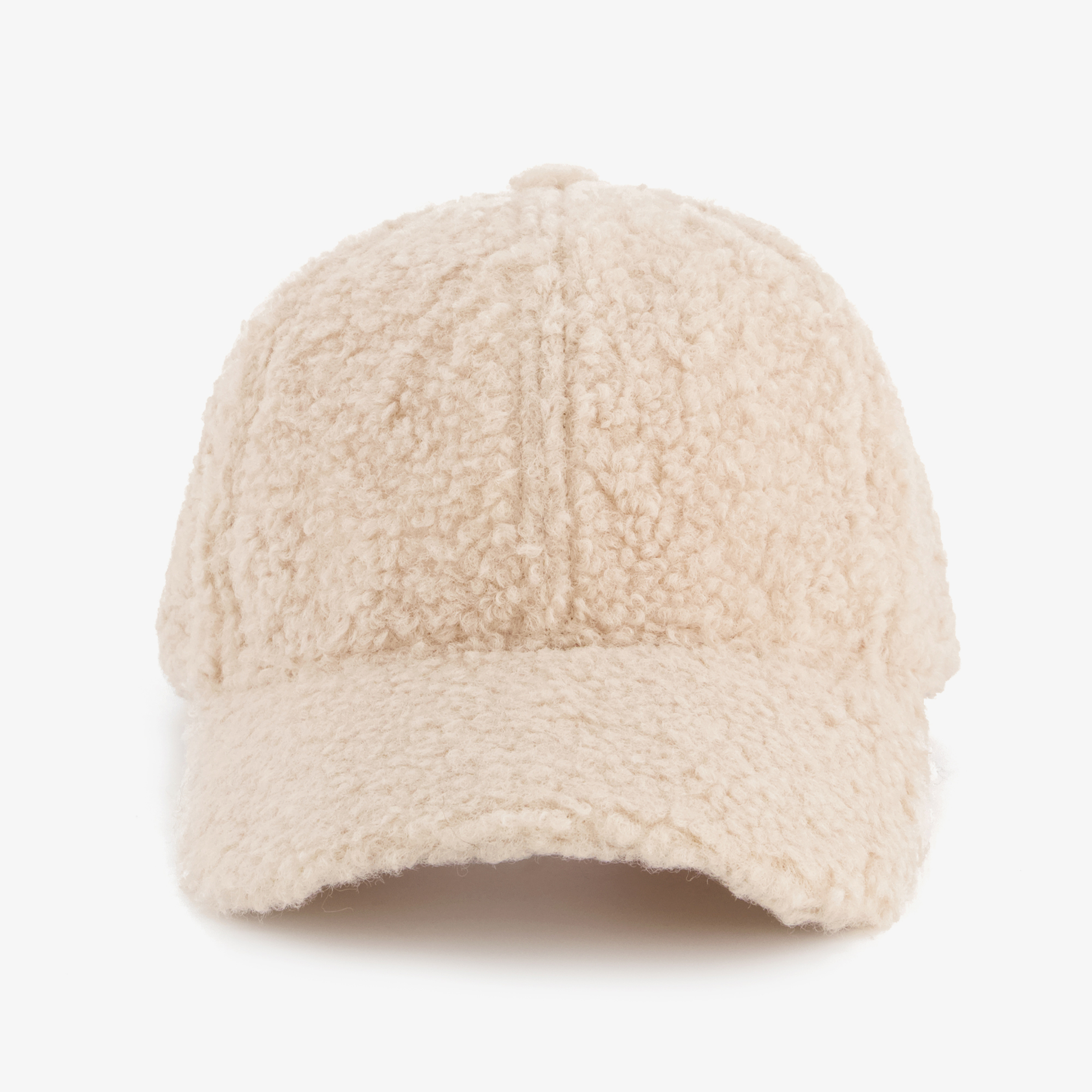 Dames teddy pet beige petten