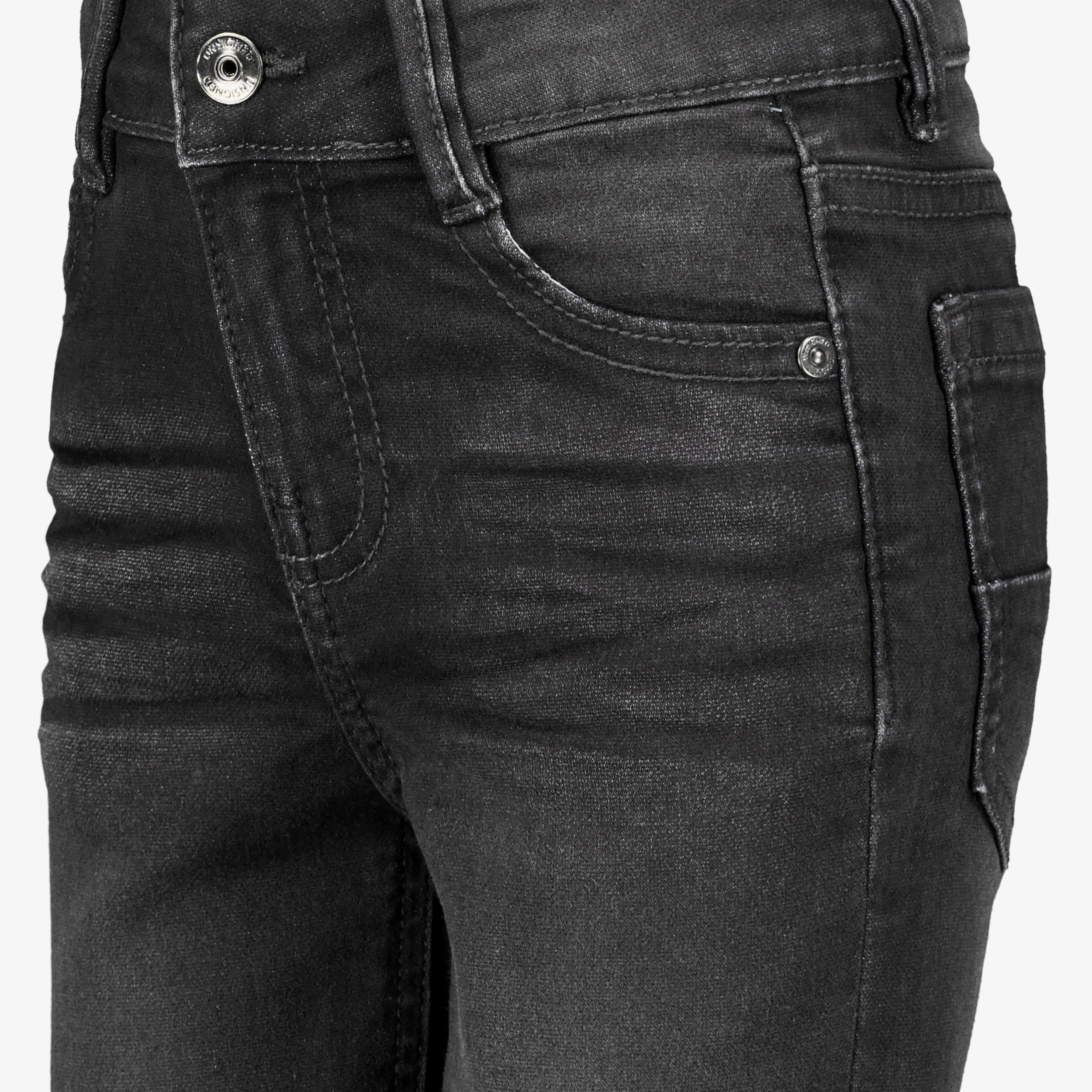 Unsigned jongens denim short zwart broeken & shorts – foto 2