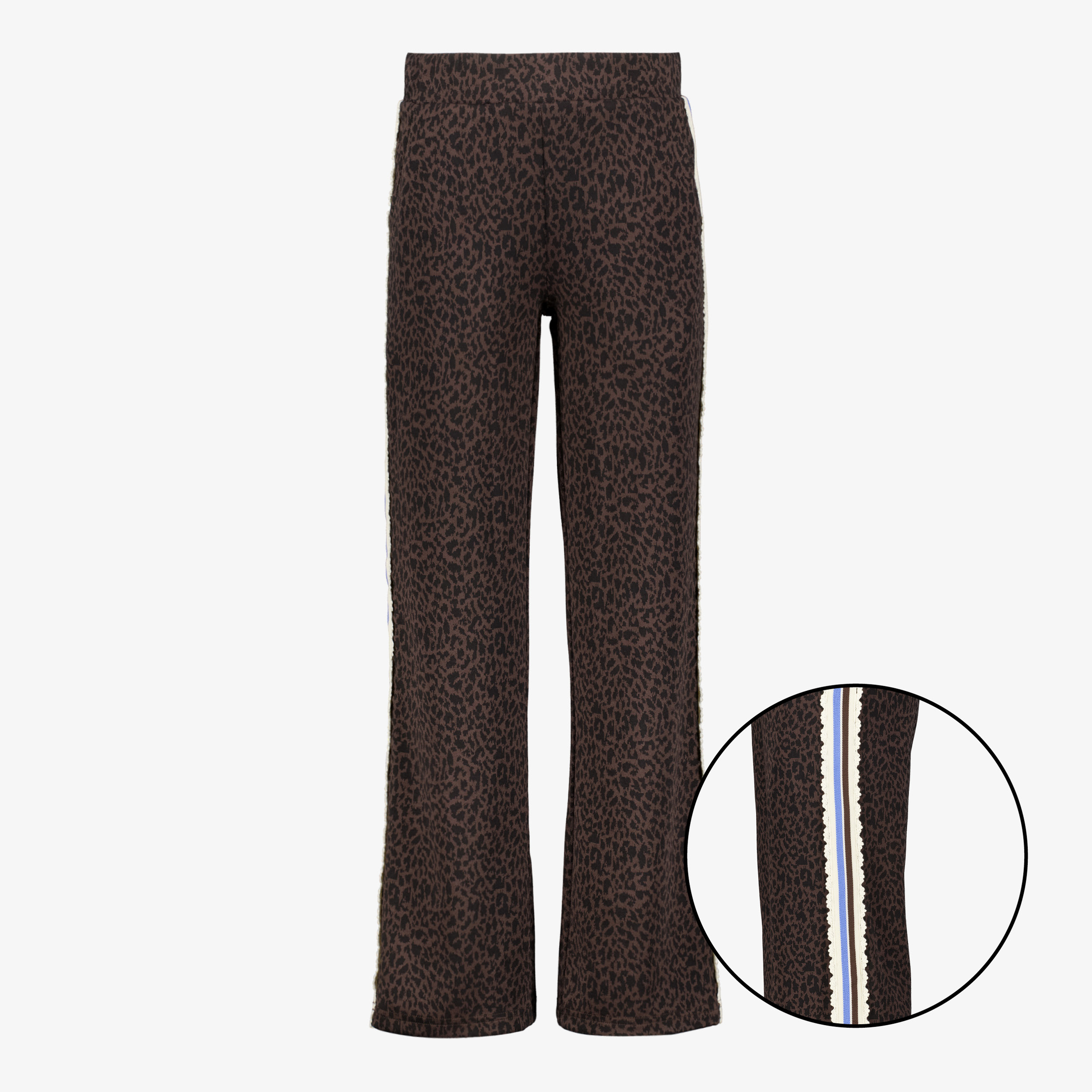 TwoDay meisjes wide leg broek met panterprint broeken & shorts