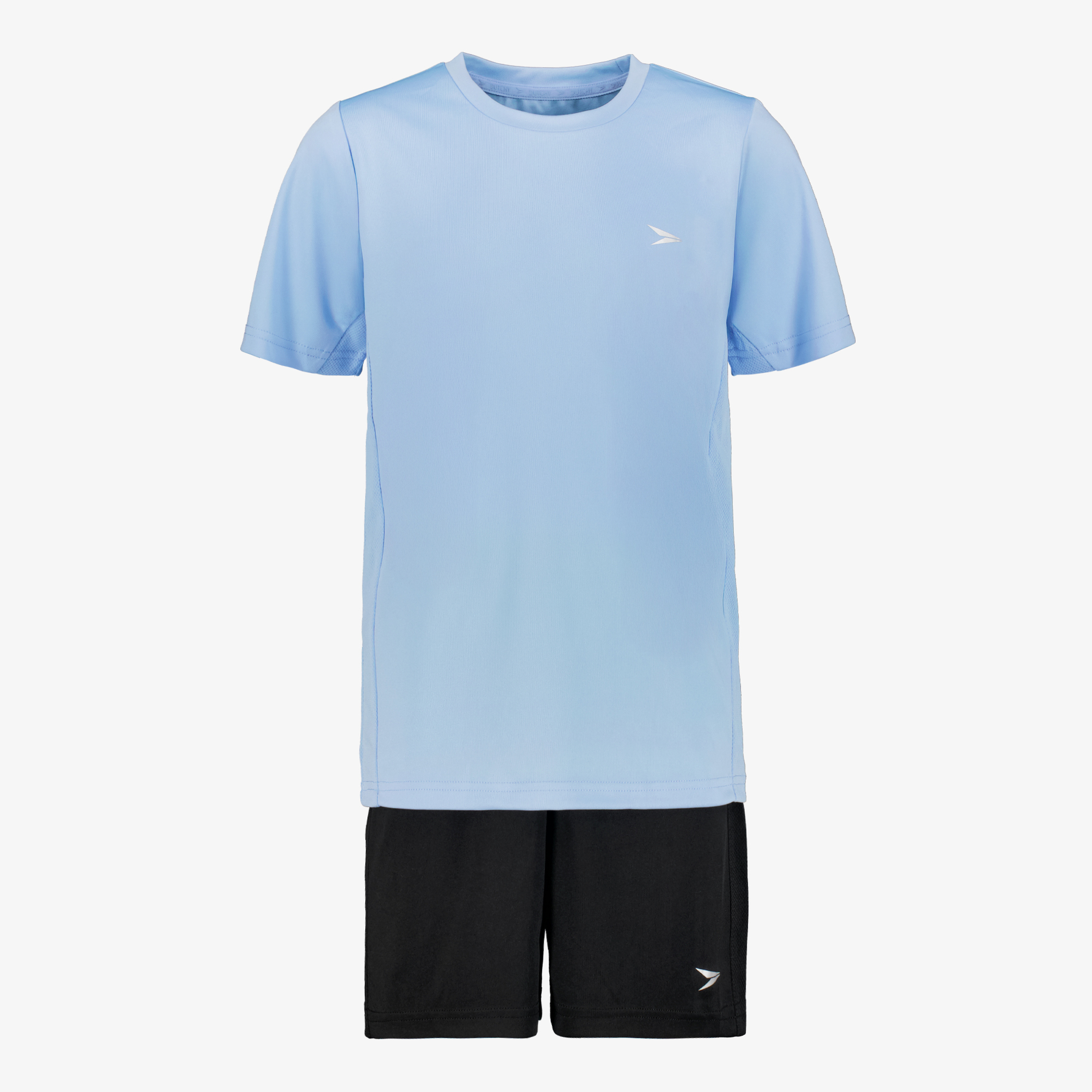 Dutchy tweedelig kinder sport set blauw zwart jongens
