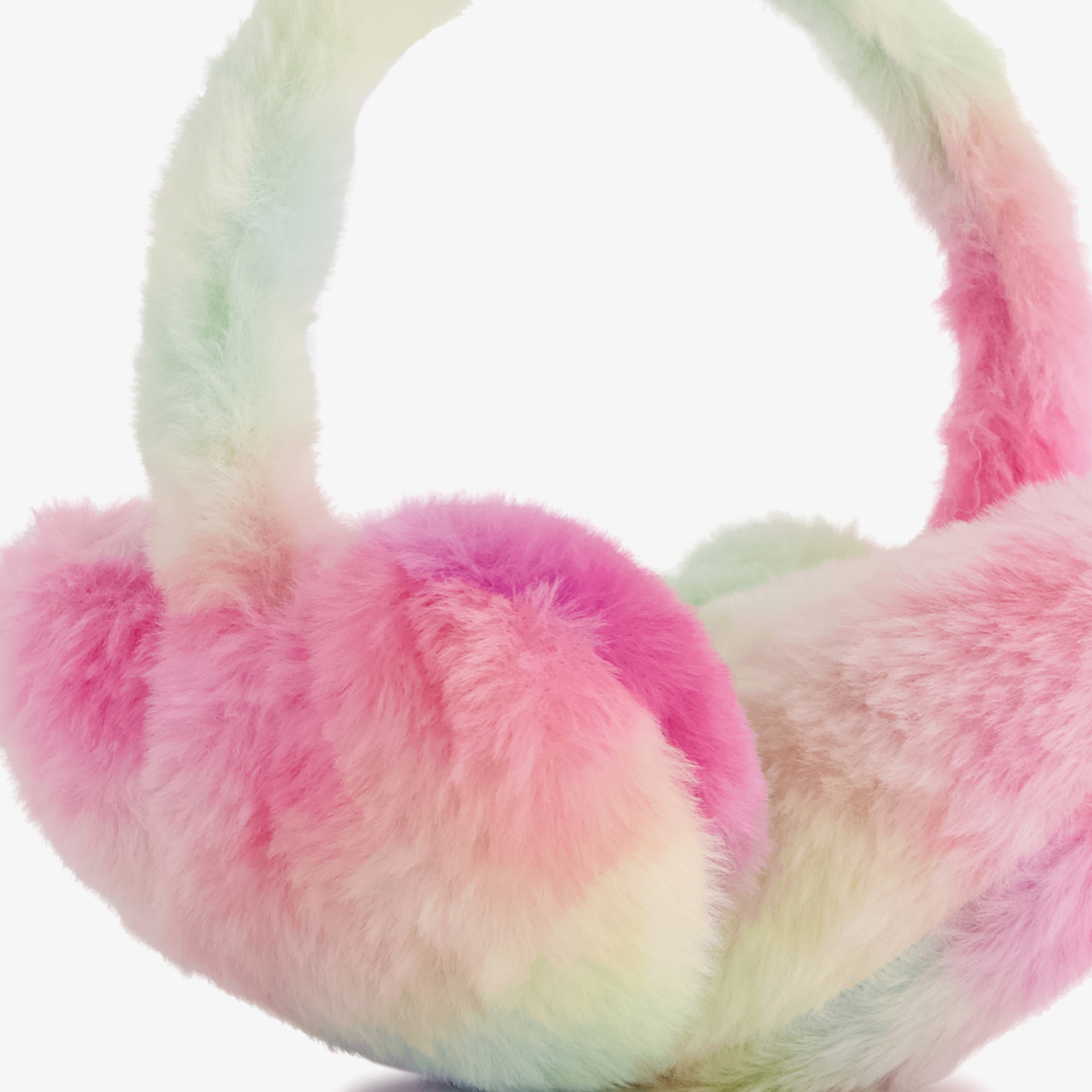 Meisjes oorwarmers met hartjes roze groen sjaals, mutsen & handschoenen – foto 2