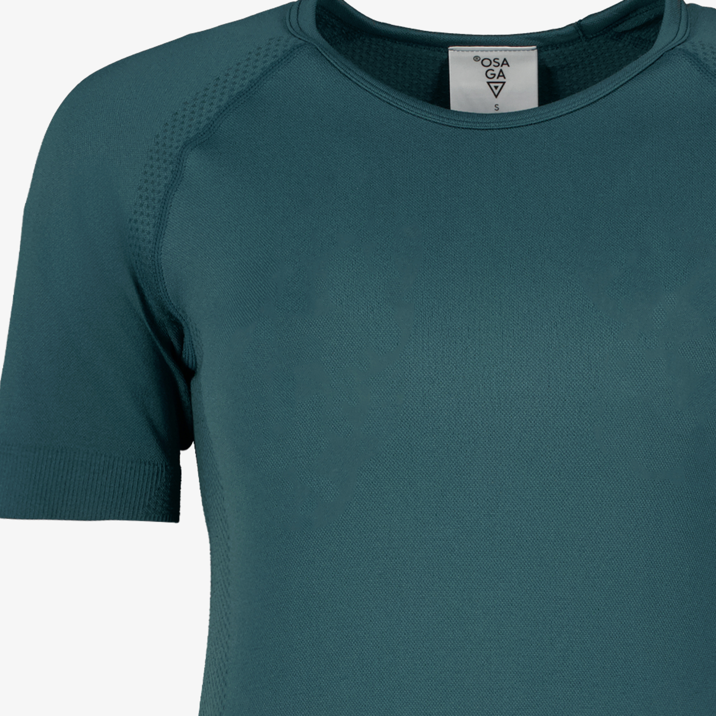 Osaga seamless dames sport T-shirt donkergroen t-shirts & tops – foto 2