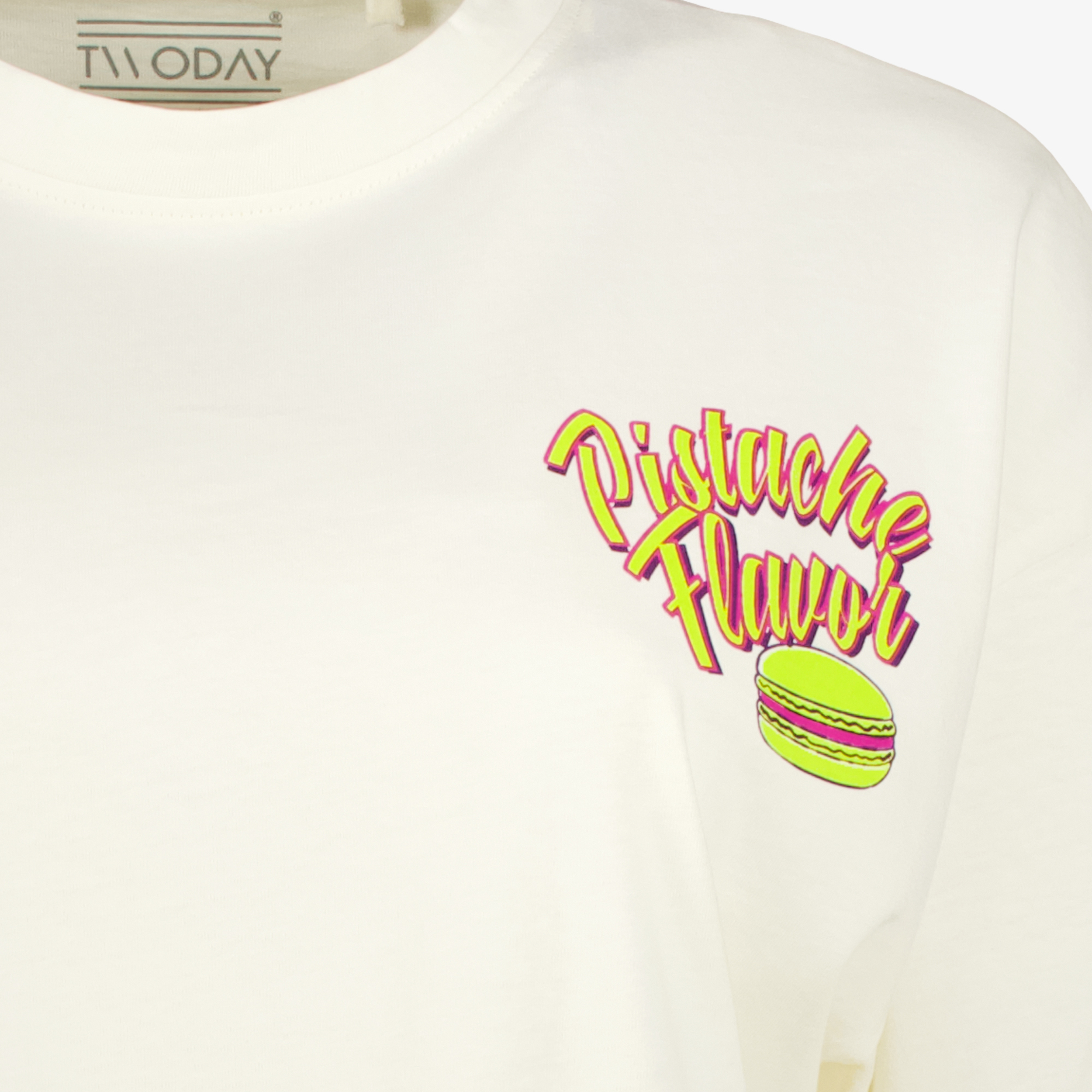 TwoDay dames T-shirt met backprint ecru t-shirts & tops – foto 2