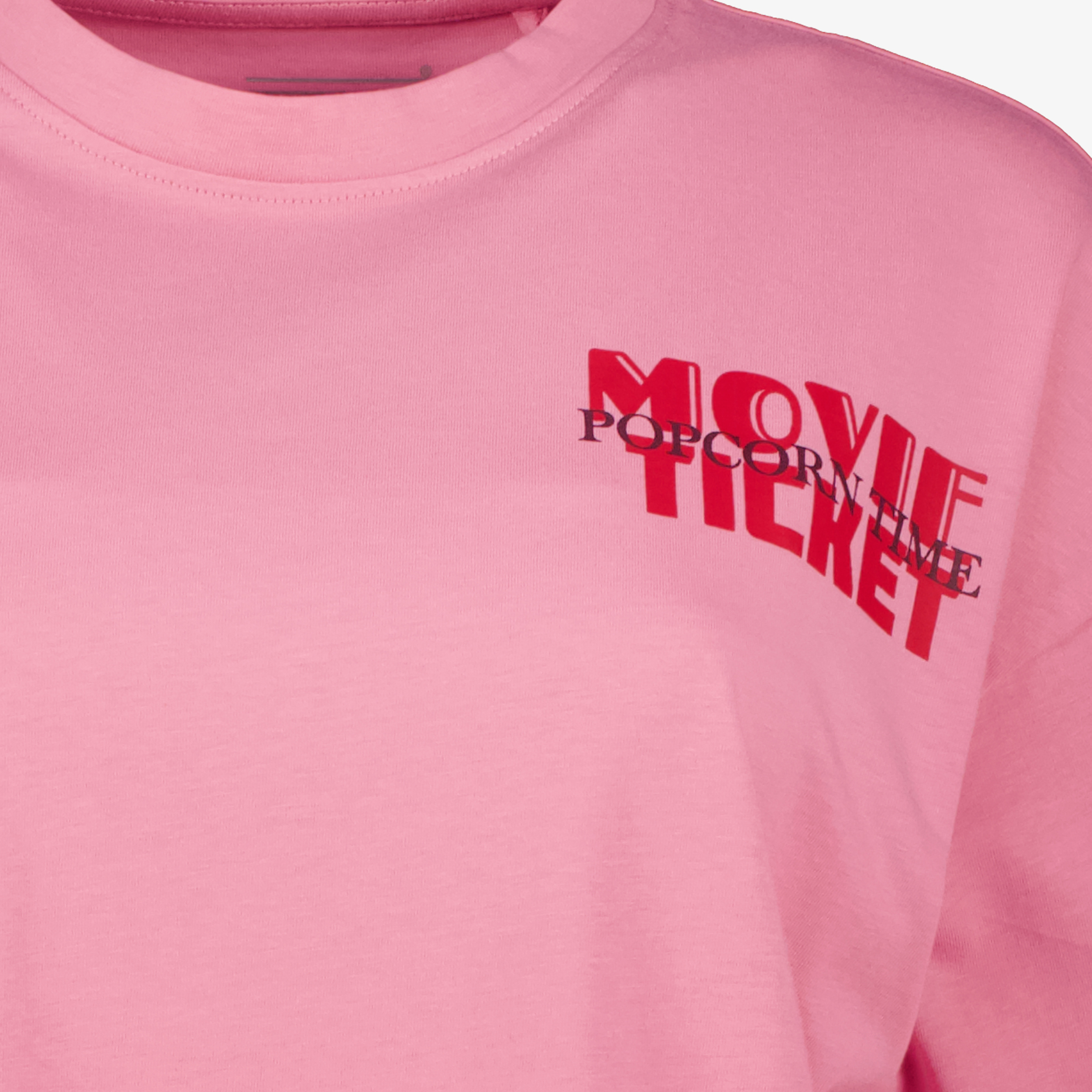 TwoDay dames T-shirt met film backprint roze t-shirts & tops – foto 2