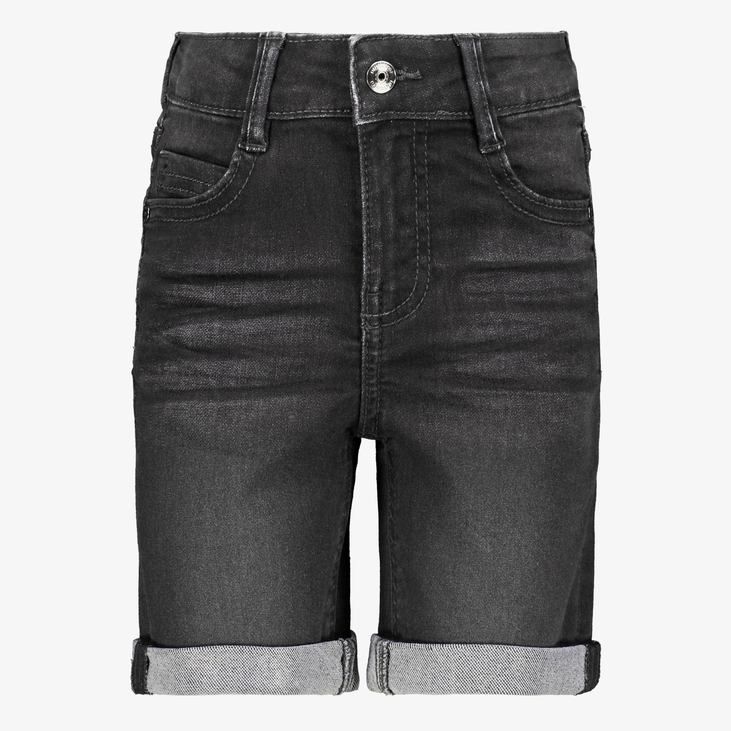 Unsigned jongens denim short zwart Unsigned jongens denim short zwart
