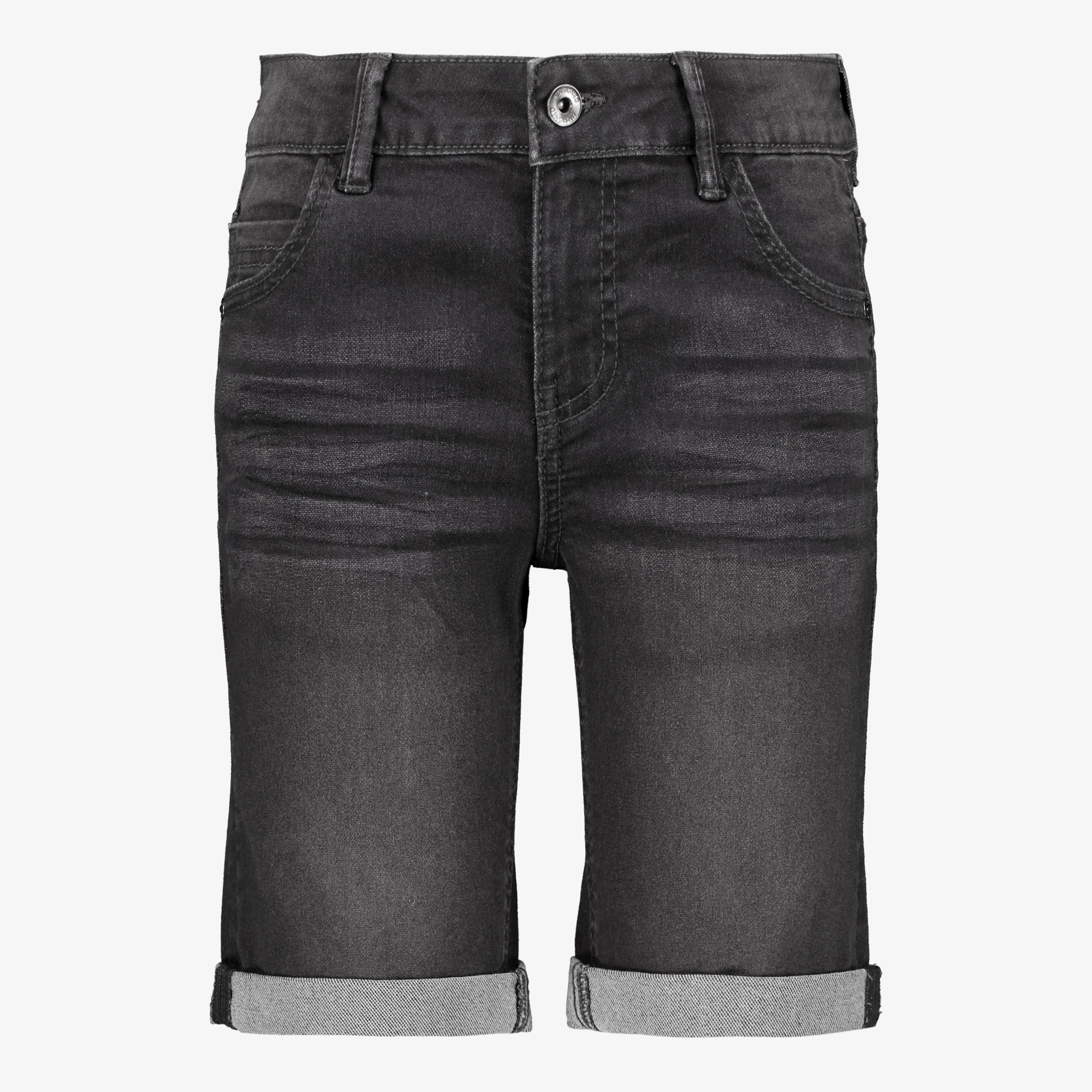 Unsigned jongens denim short medium zwart Unsigned jongens denim short medium zwart