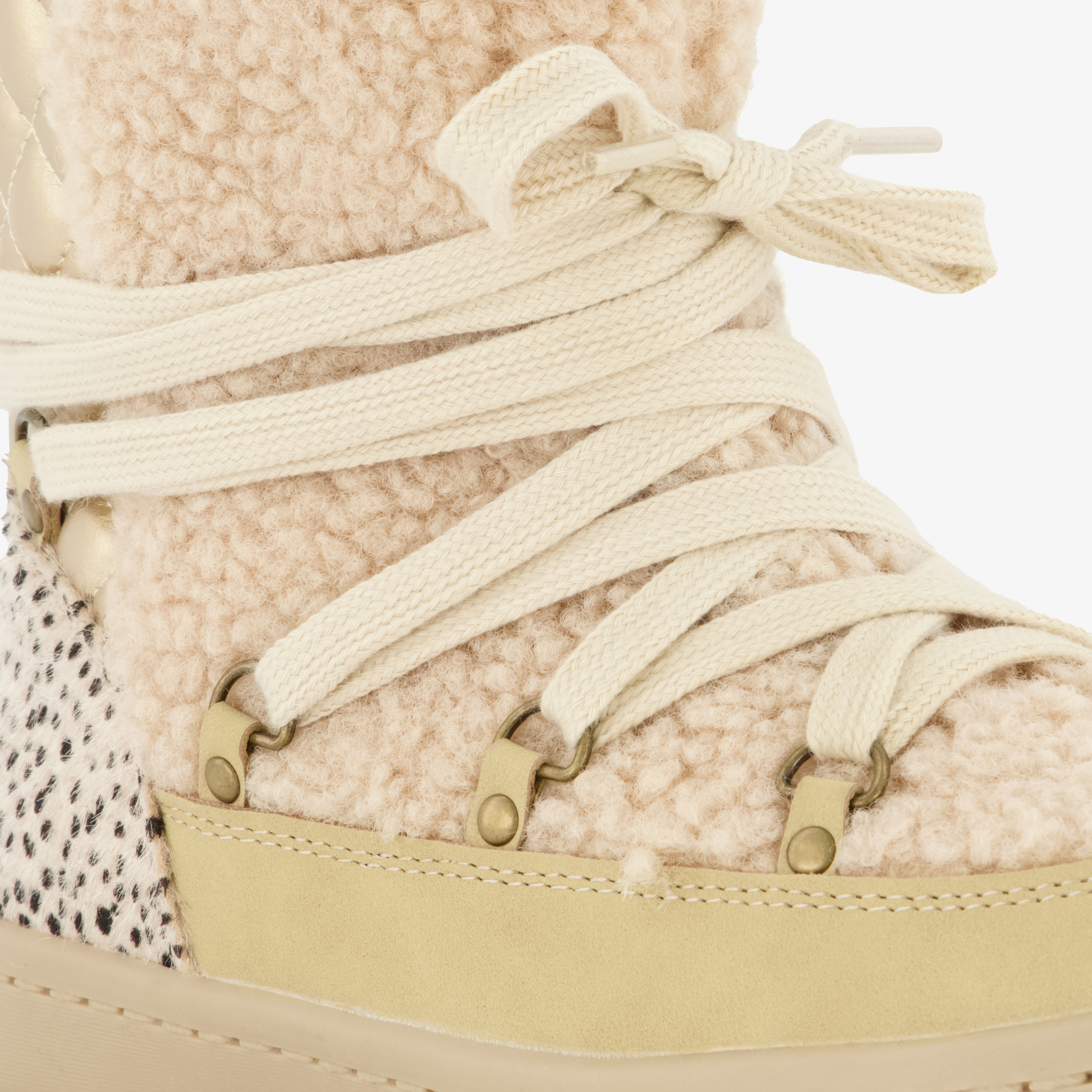 Blue Box gevoerde meisjes teddy boots beige goud – foto 5