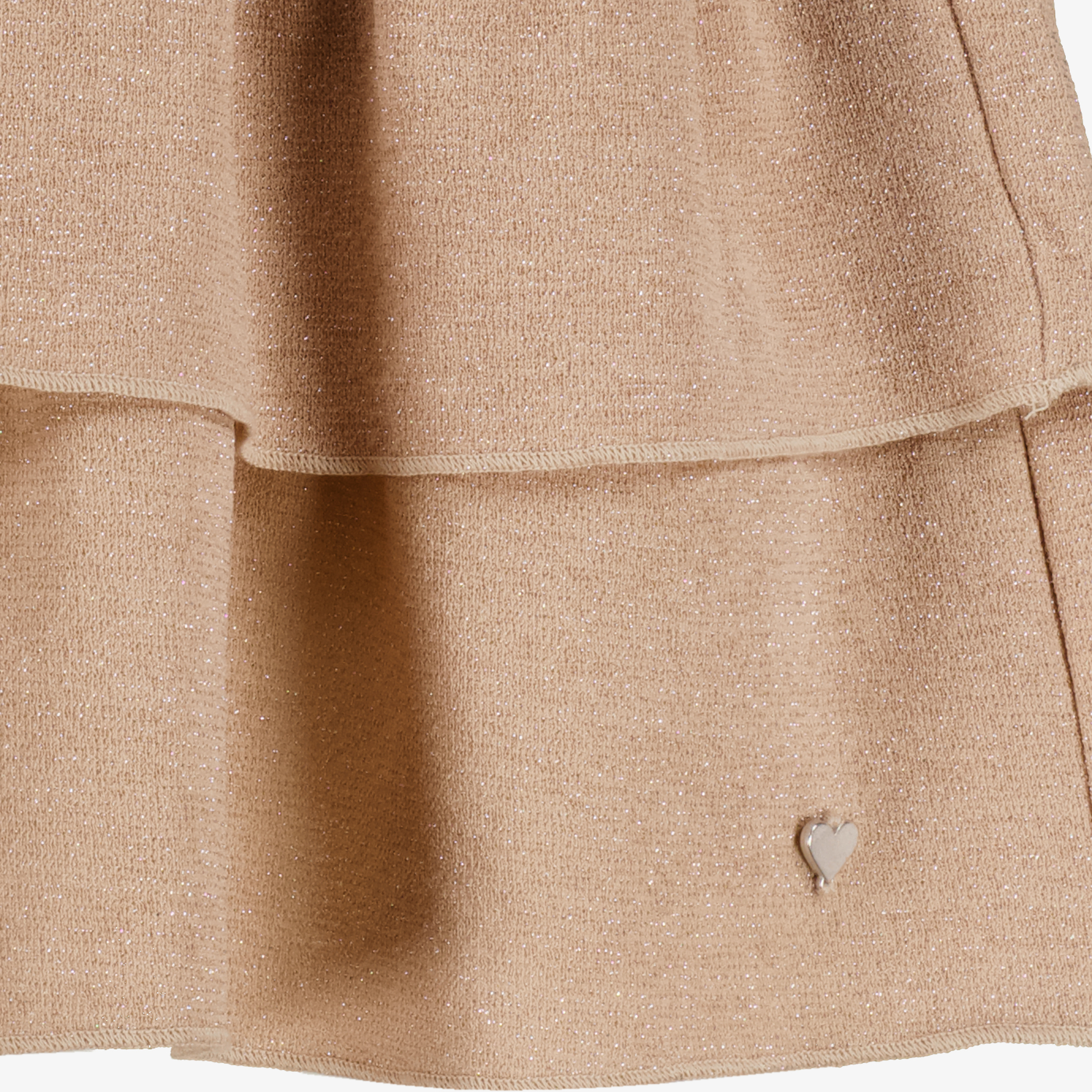 TwoDay meisjes rok met ruches en glitters goud jurken & rokken – foto 2