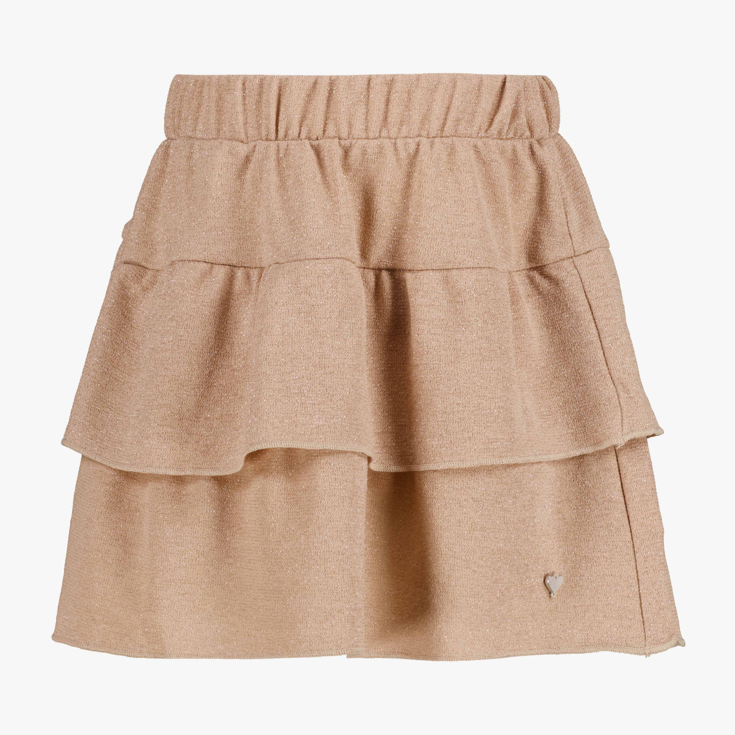 TwoDay meisjes rok met ruches en glitters goud jurken & rokken