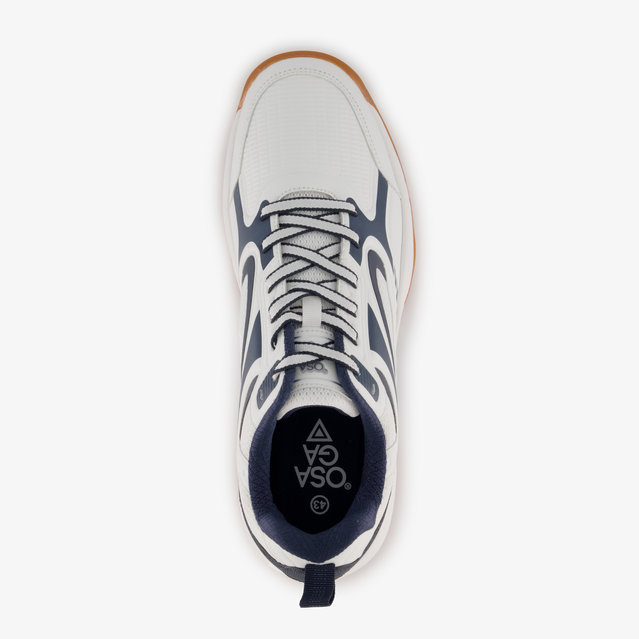 Osaga heren padelschoenen wit blauw – foto 4