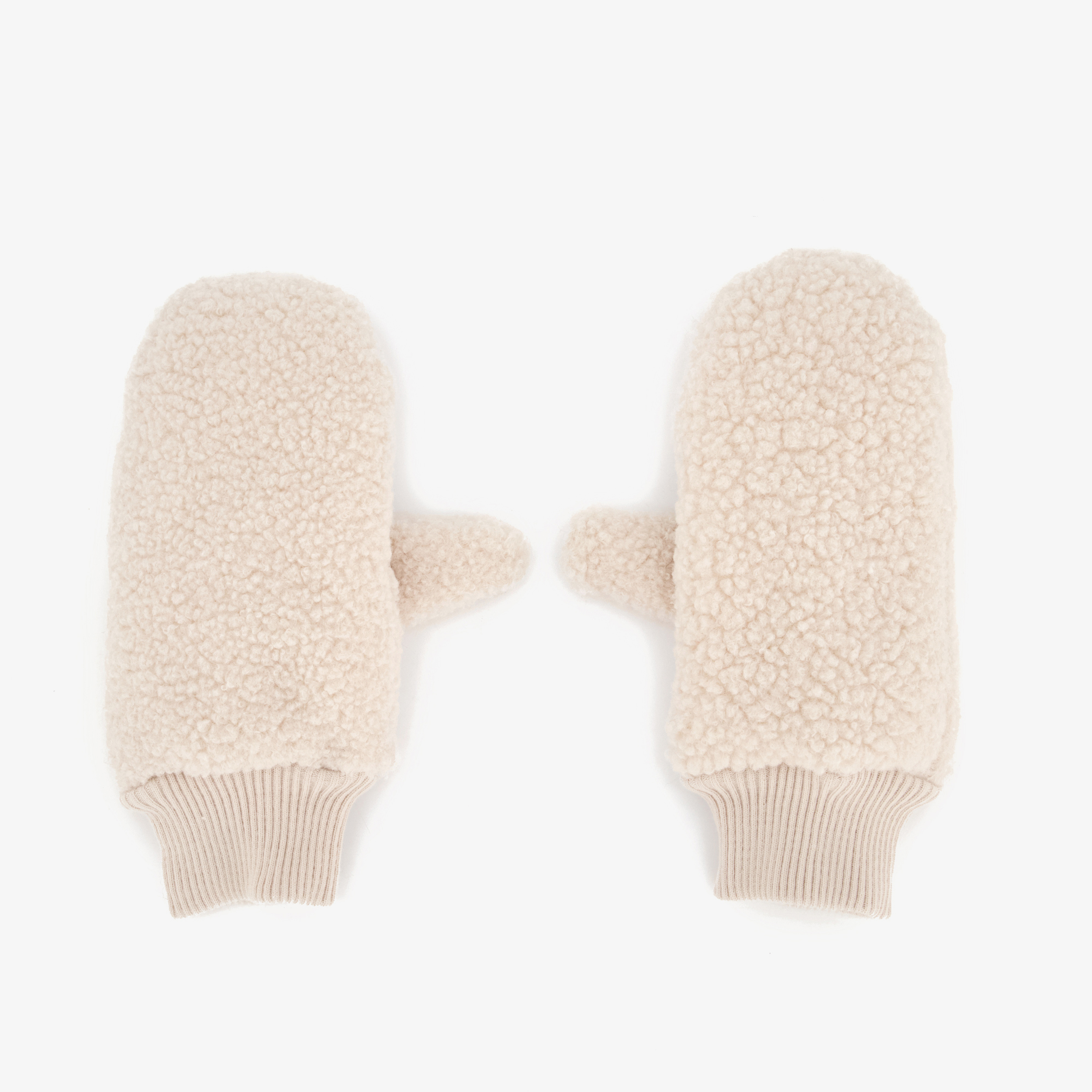 Dames teddy wanten beige sjaals, mutsen & handschoenen