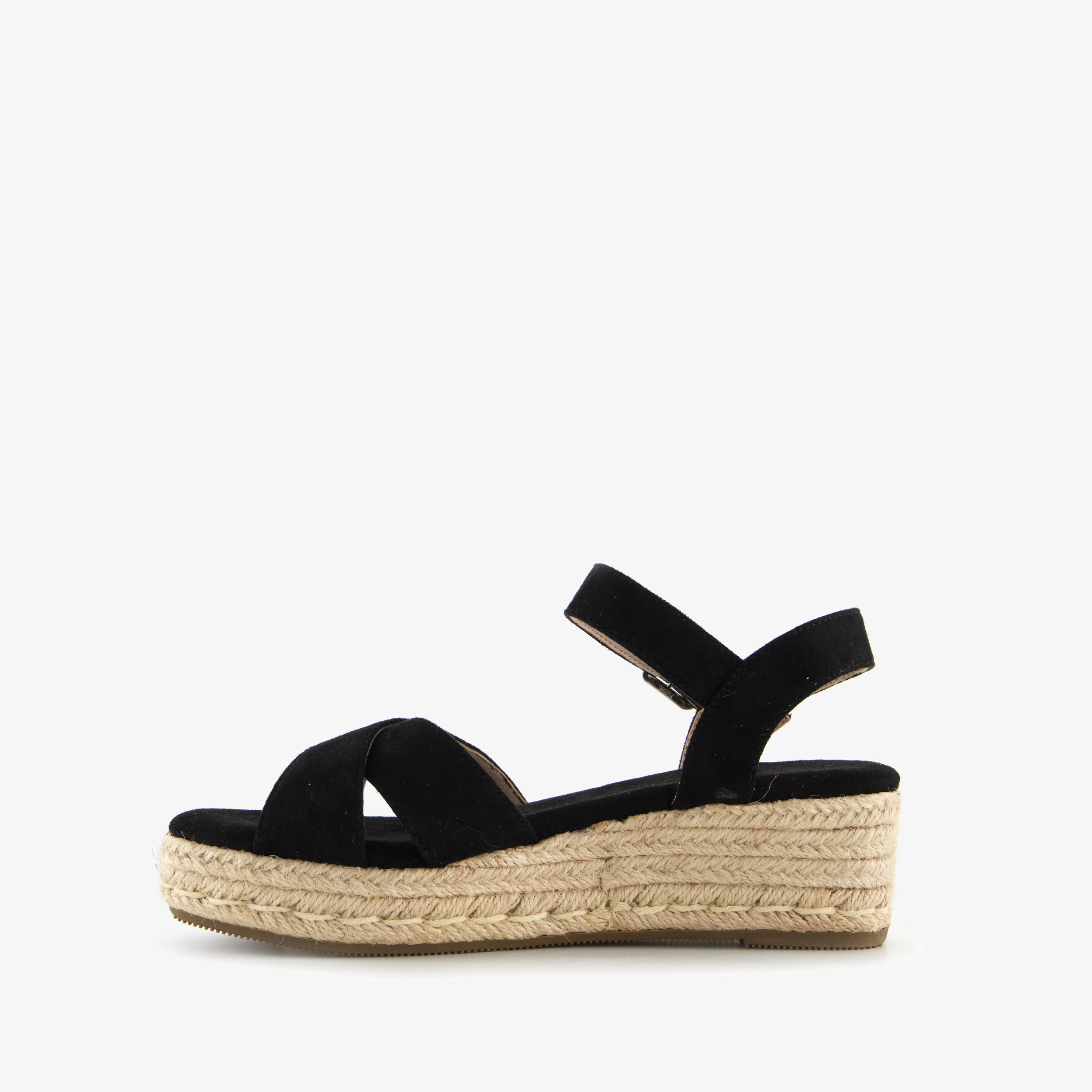 Blue Box dames espadrilles met sleehak zwart sandalen – foto 2