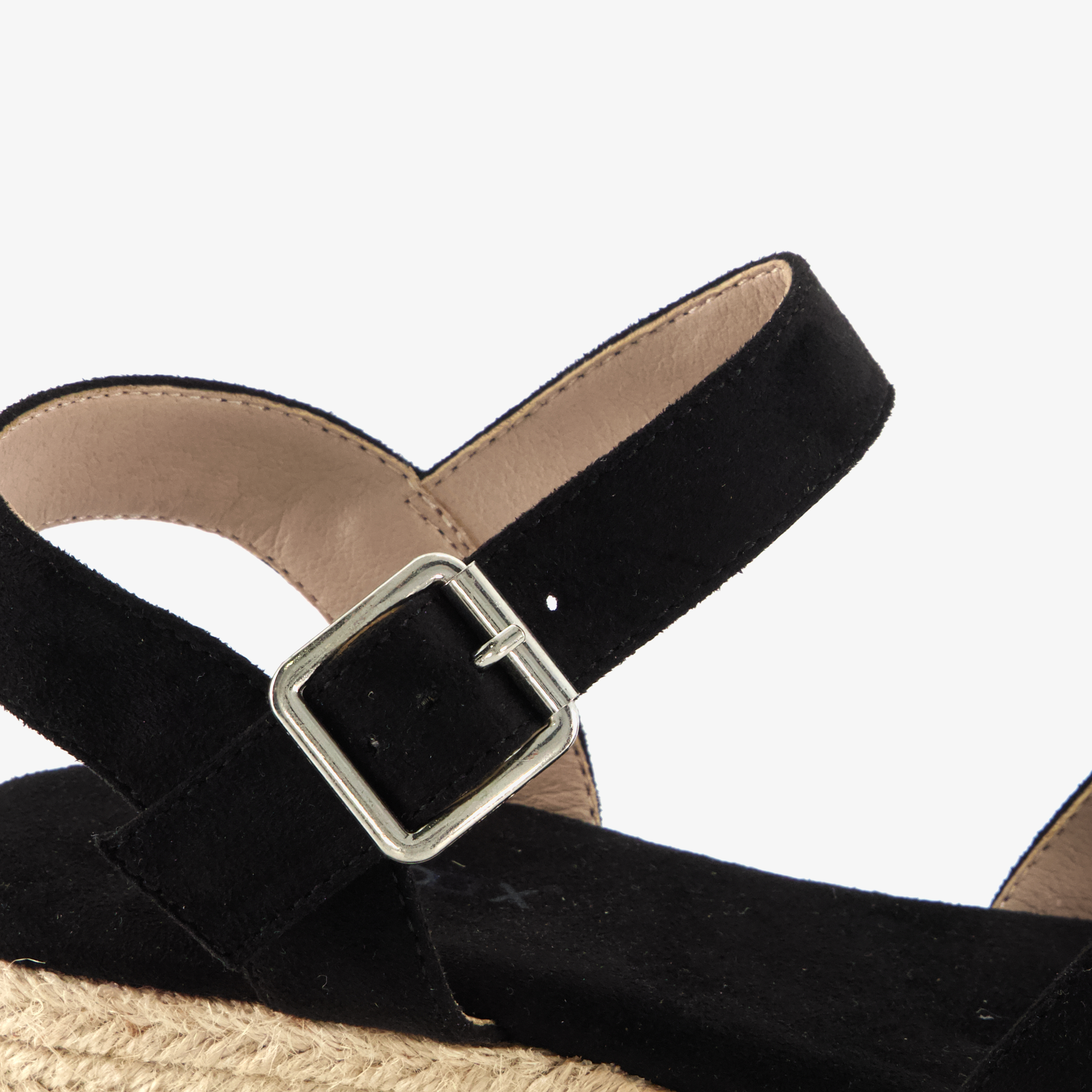Blue Box dames espadrilles met sleehak zwart sandalen – foto 5