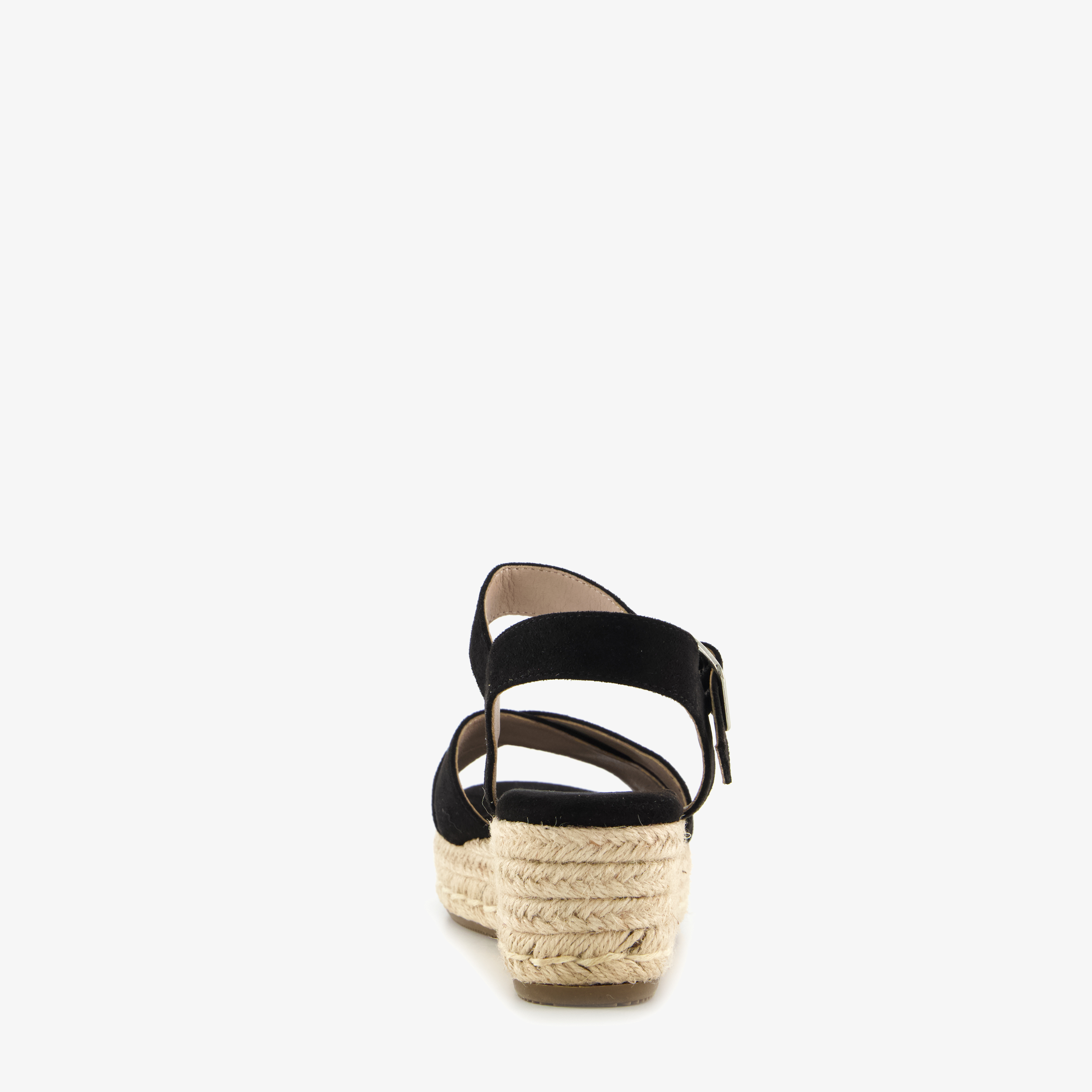 Blue Box dames espadrilles met sleehak zwart sandalen – foto 3