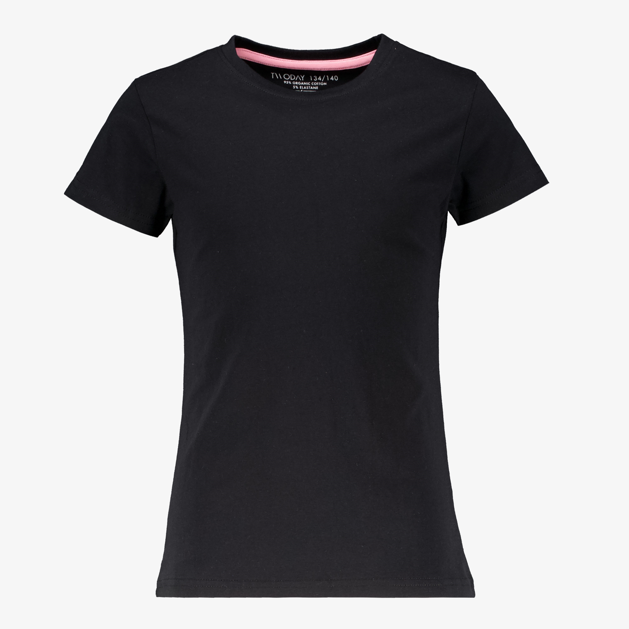 TwoDay basic meisjes T-shirt zwart