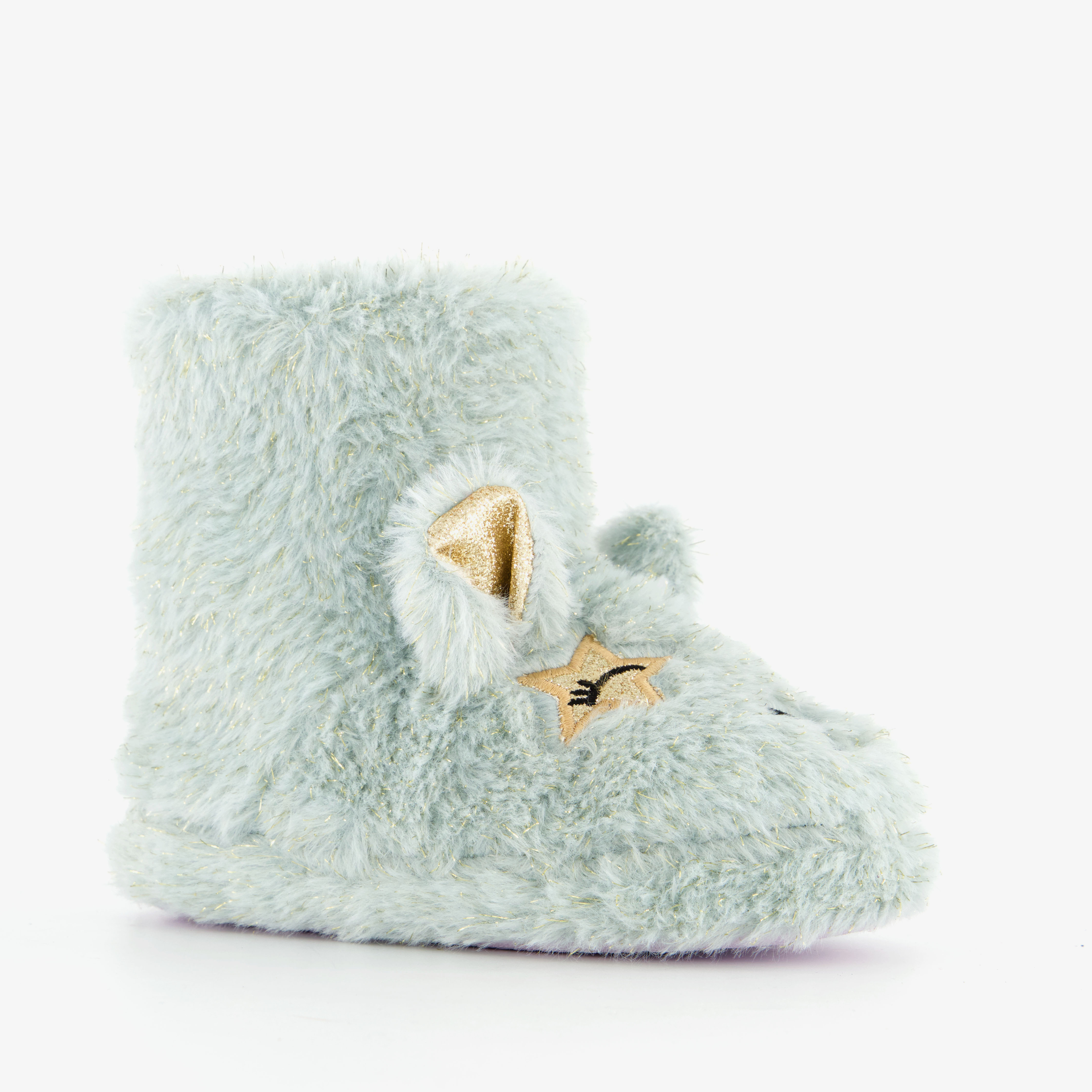 Thu!s kinder pantoffels muis mintgroen
