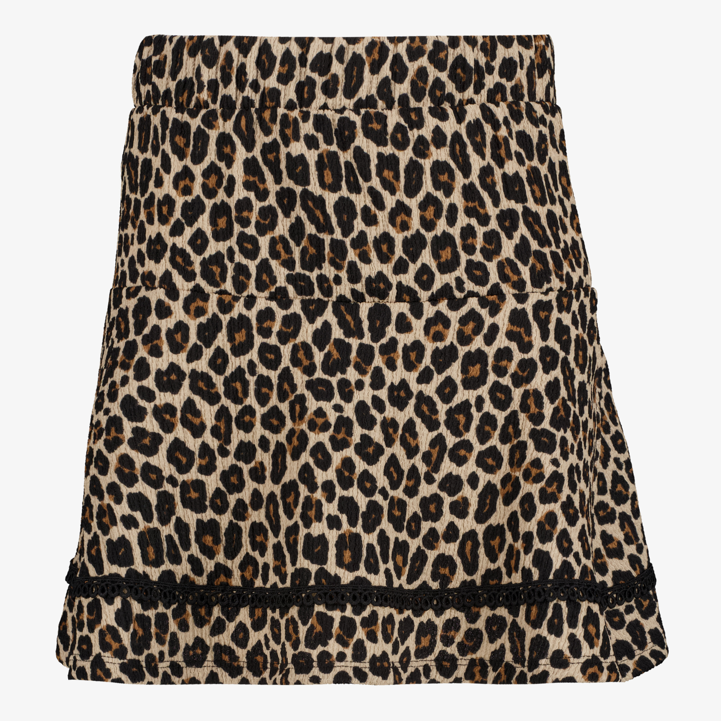 TwoDay meisjes rok met panterprint bruin jurken & rokken