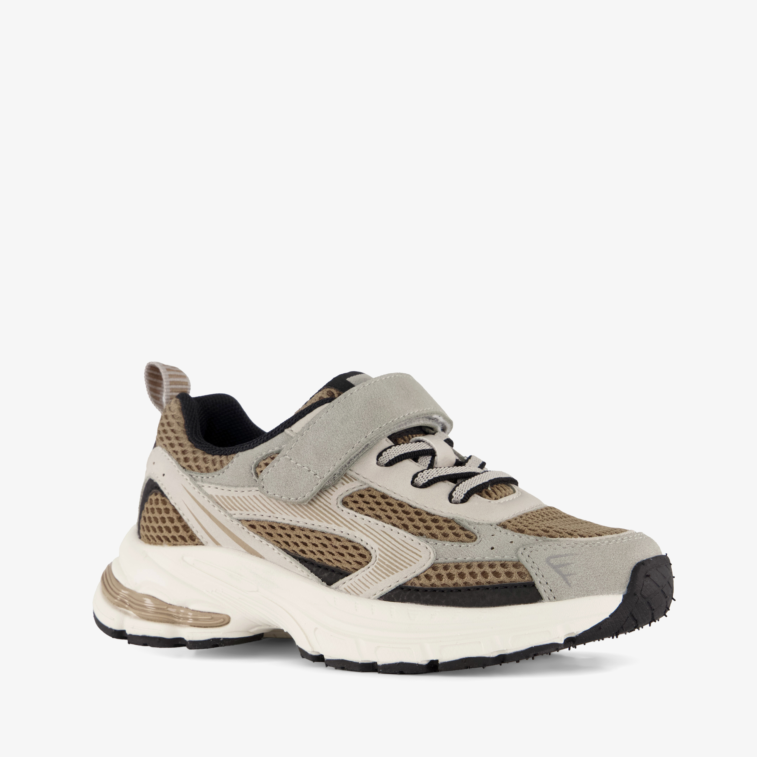 Blue Box jongens sneakers bruin grijs