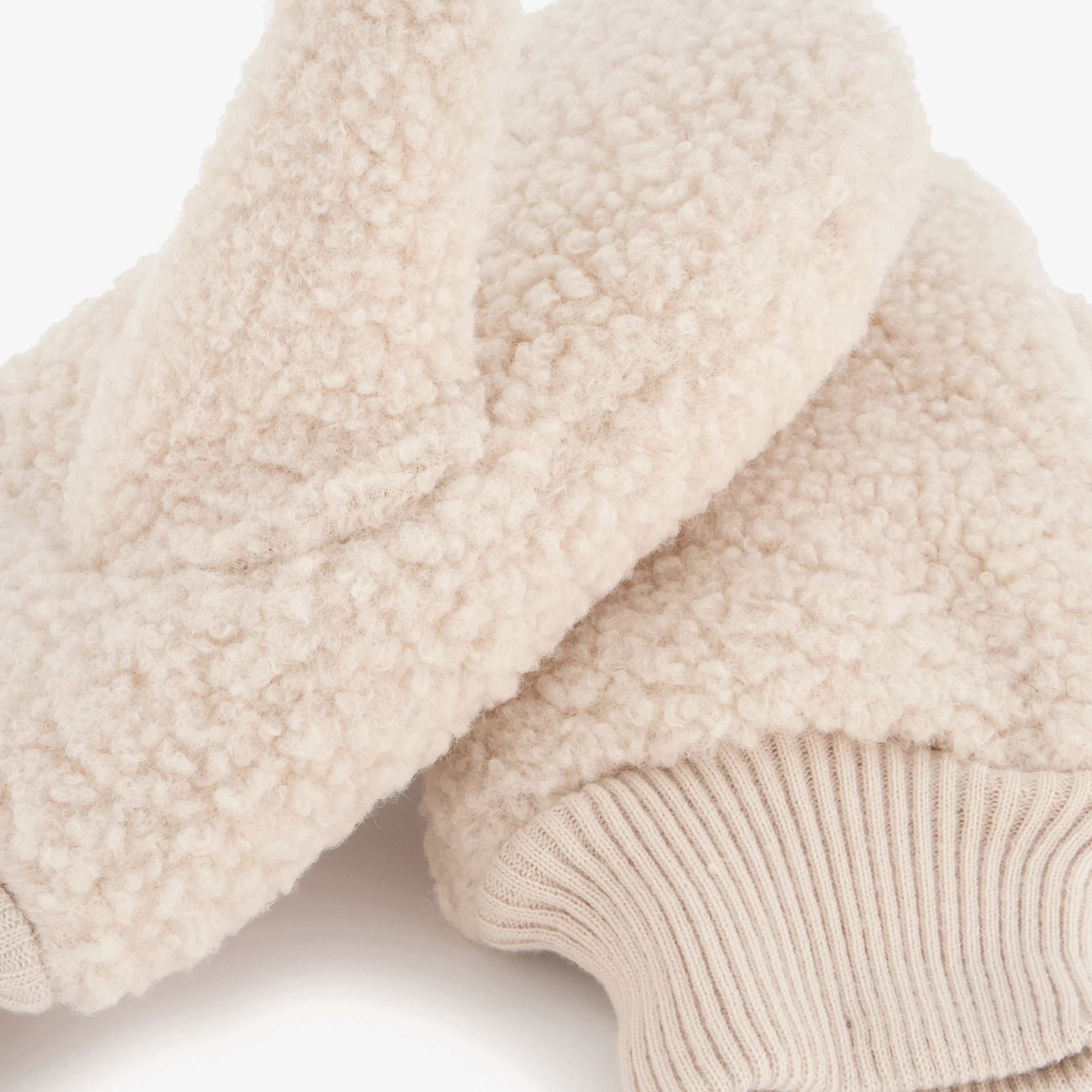 Dames teddy wanten beige sjaals, mutsen & handschoenen – foto 2