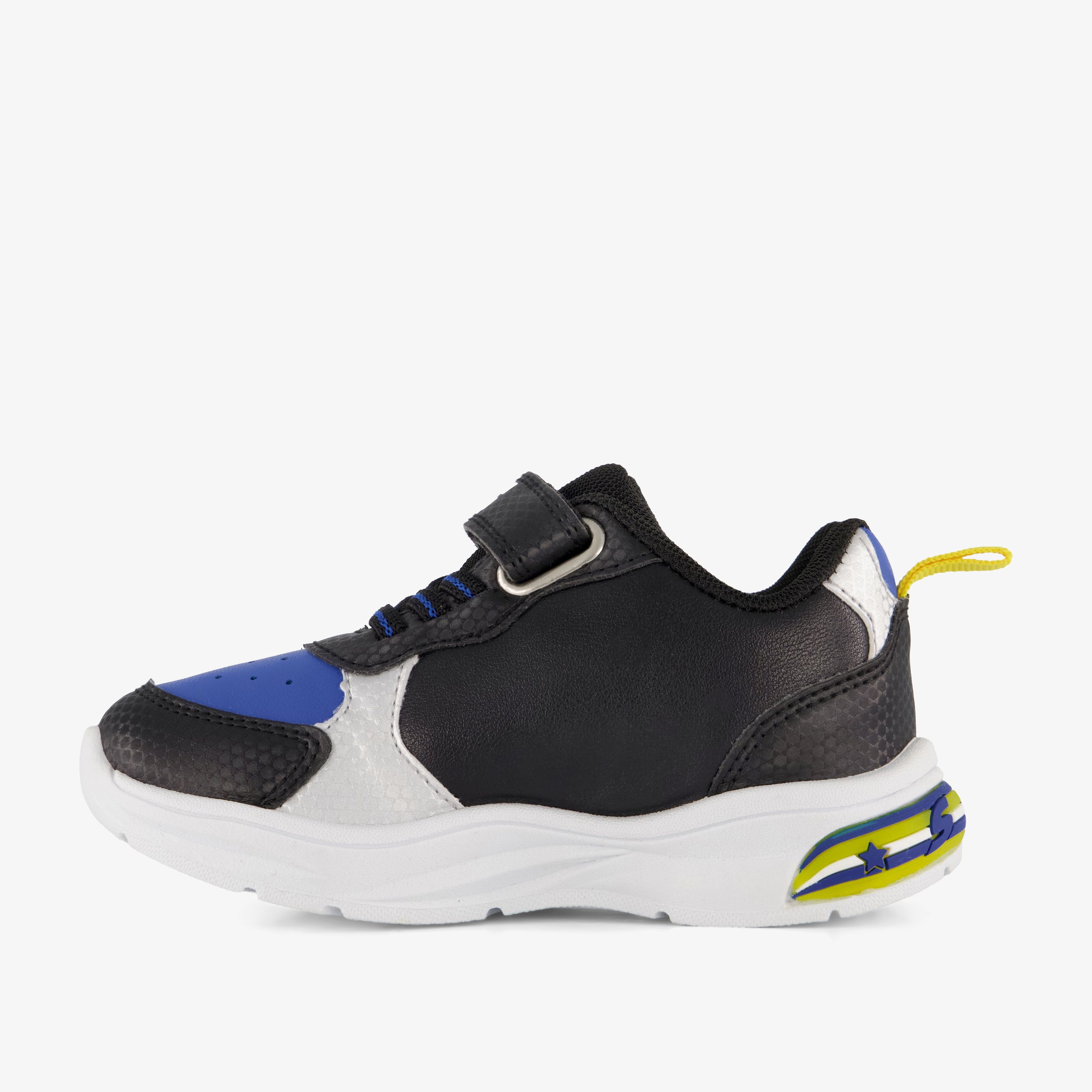 Sonic jongens sneakers zwart met lichtjes