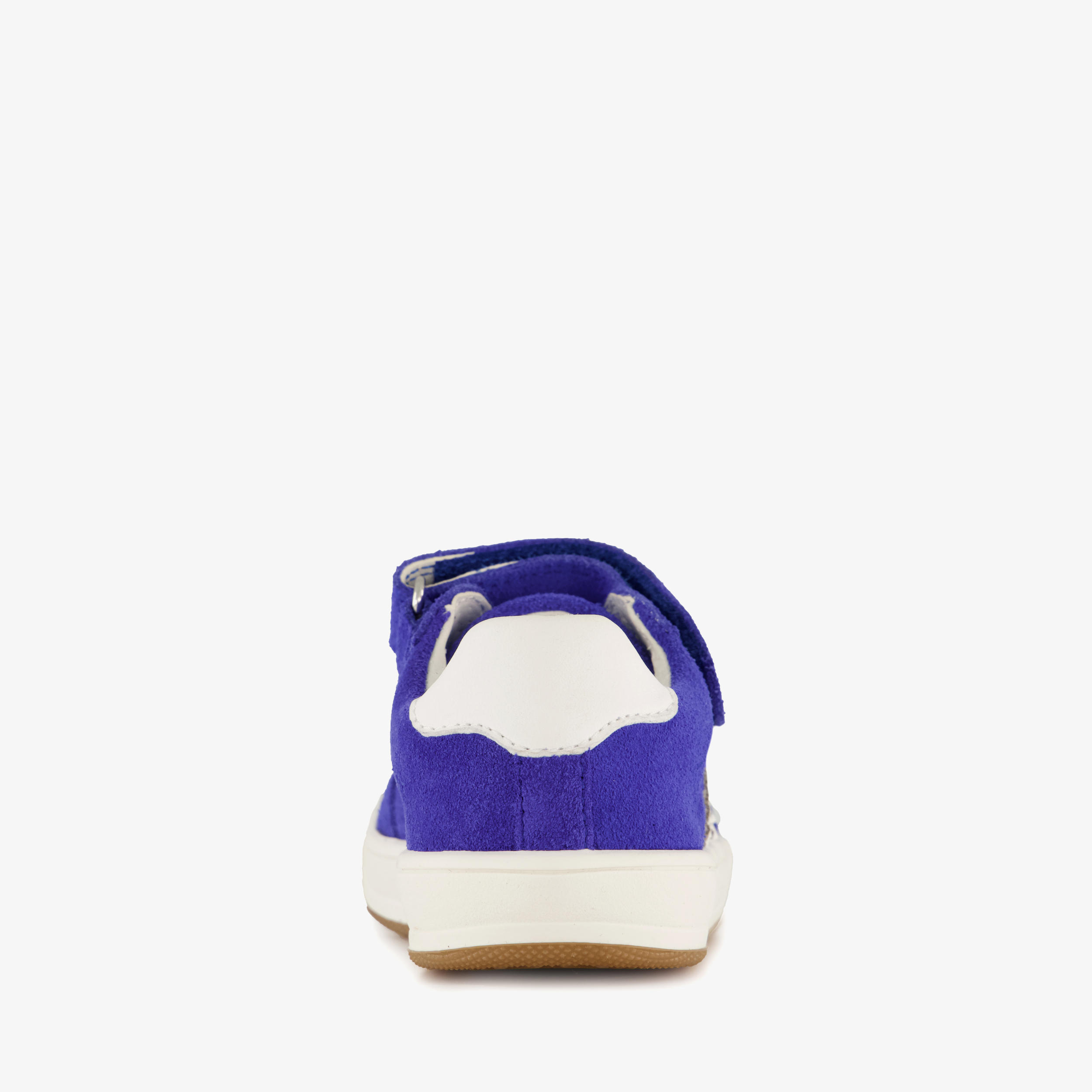 Stap suède jongens sneakers blauw wit – foto 2