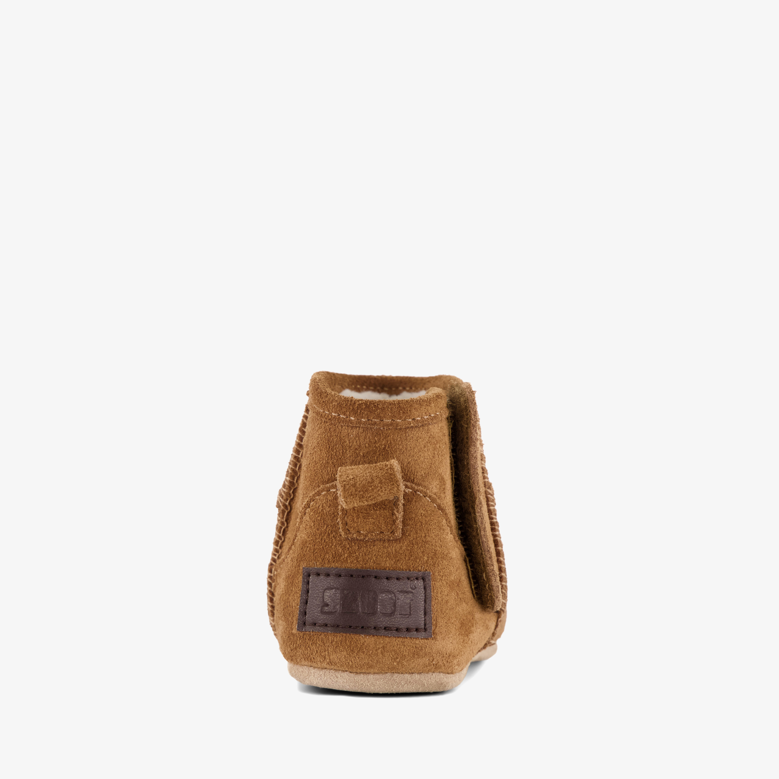 Groot suède babyschoenen bruin meisjes – foto 2