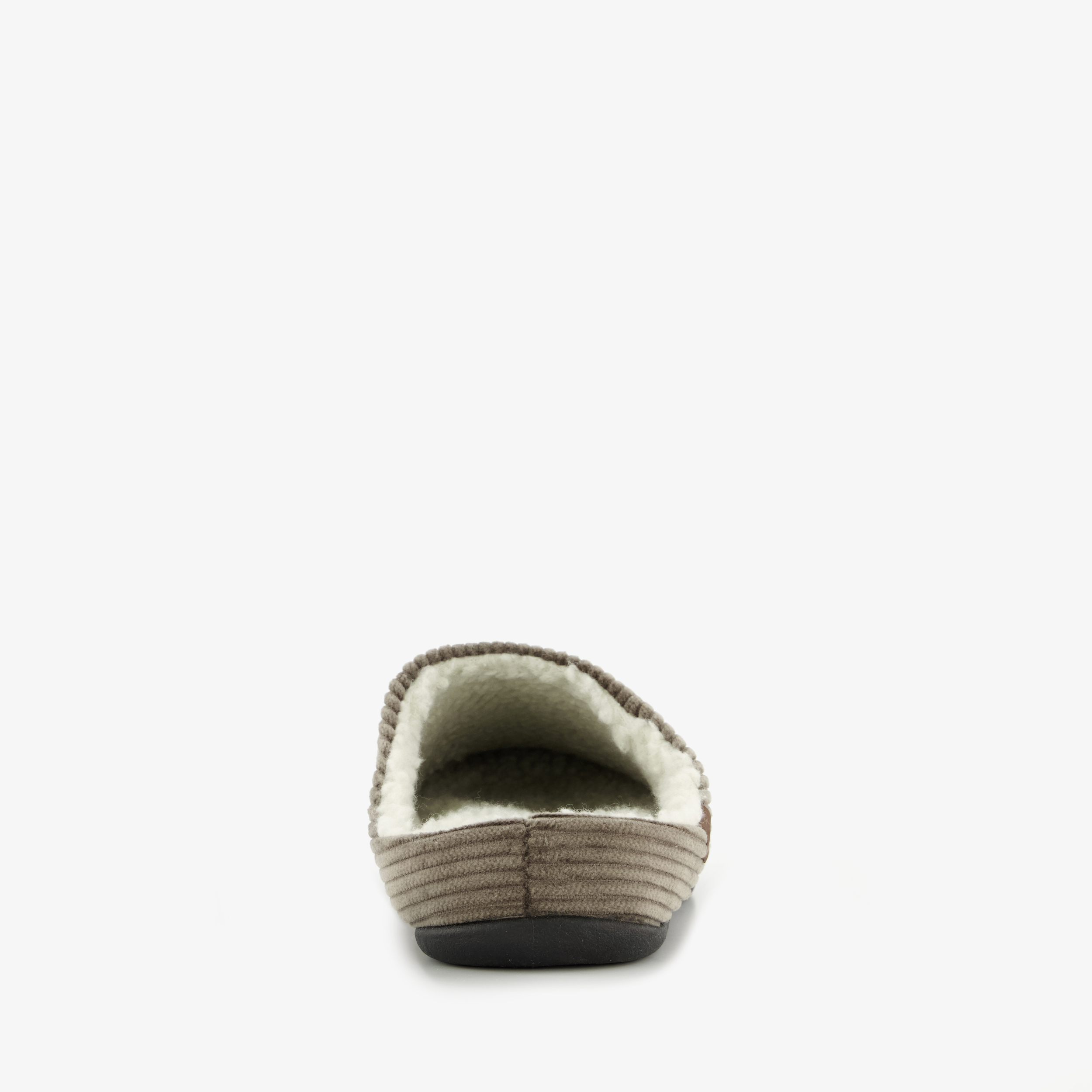 Thu!s heren instap pantoffels ribstof bruin – foto 2