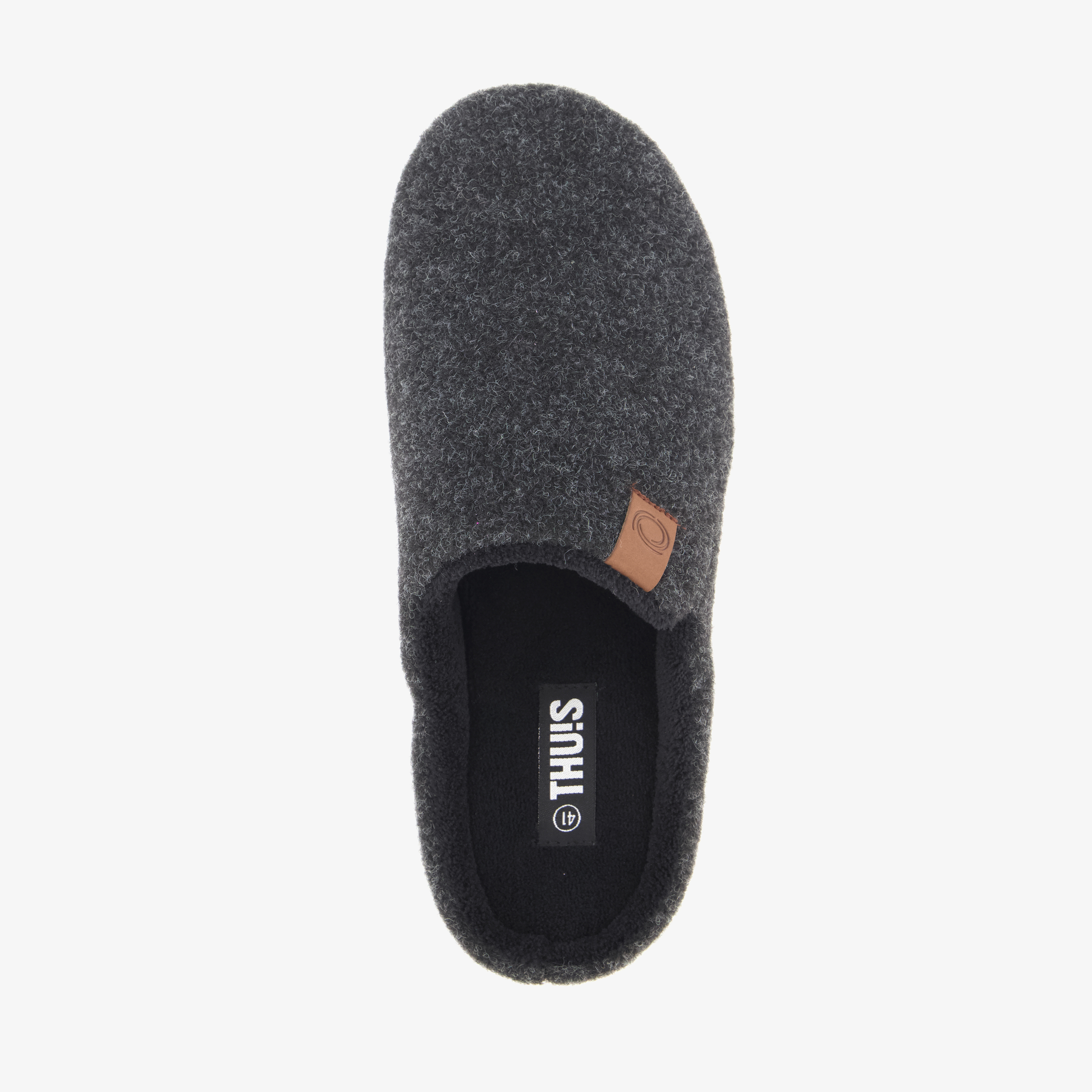 Thu!s heren instap pantoffels zwart – foto 4
