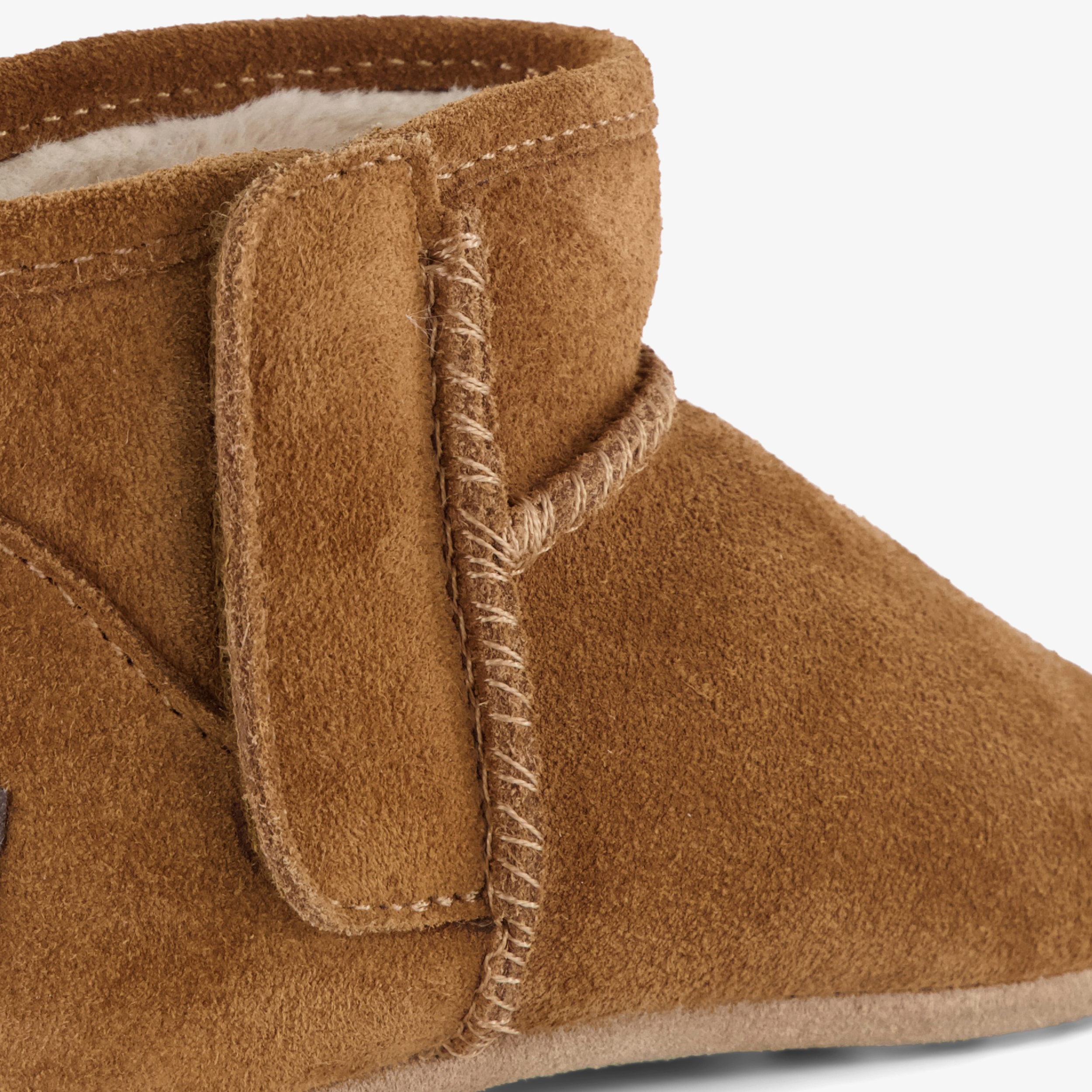 Groot suède babyschoenen bruin meisjes – foto 5