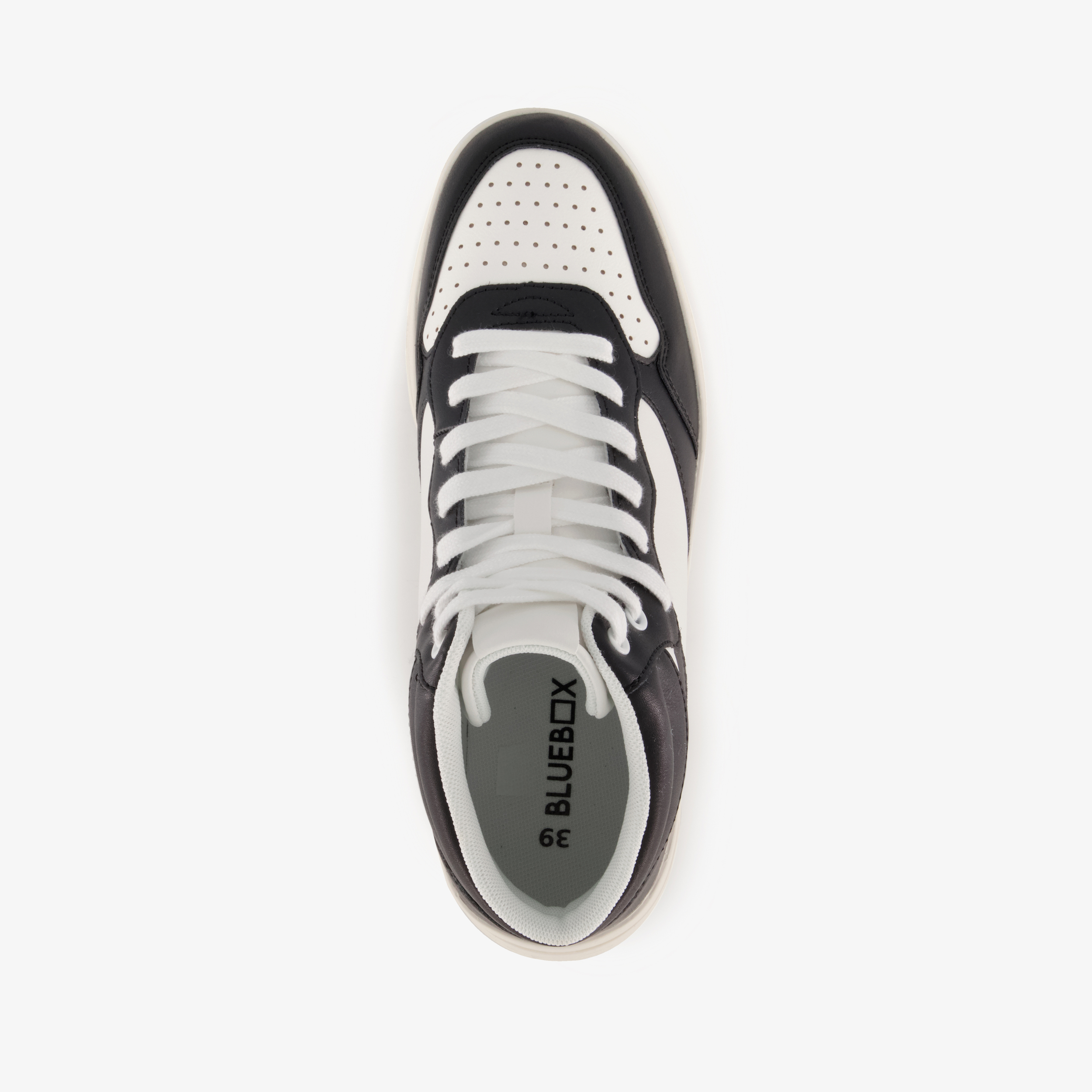 Blue Box hoge dames sneakers zwart wit – foto 4