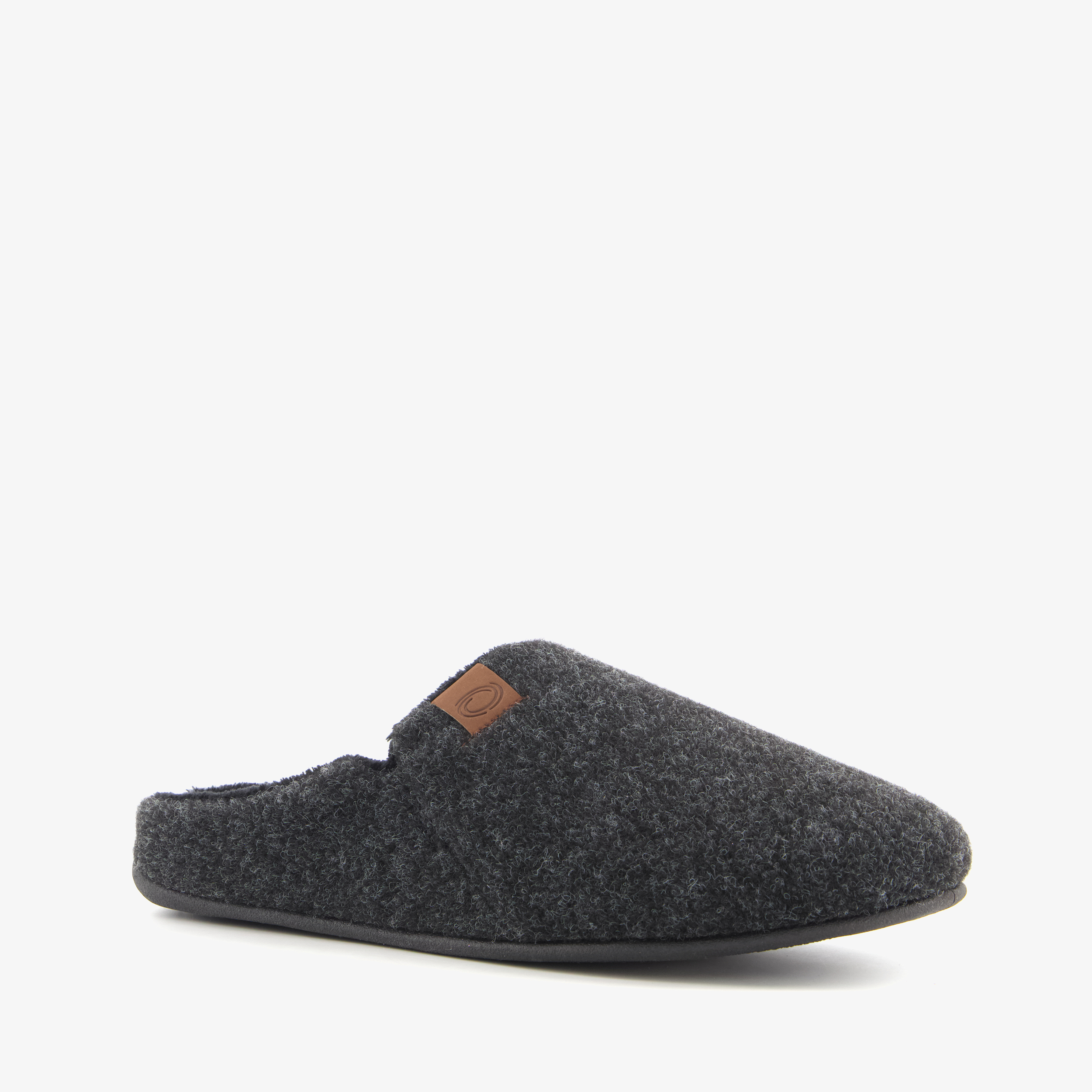 Thu!s heren instap pantoffels zwart