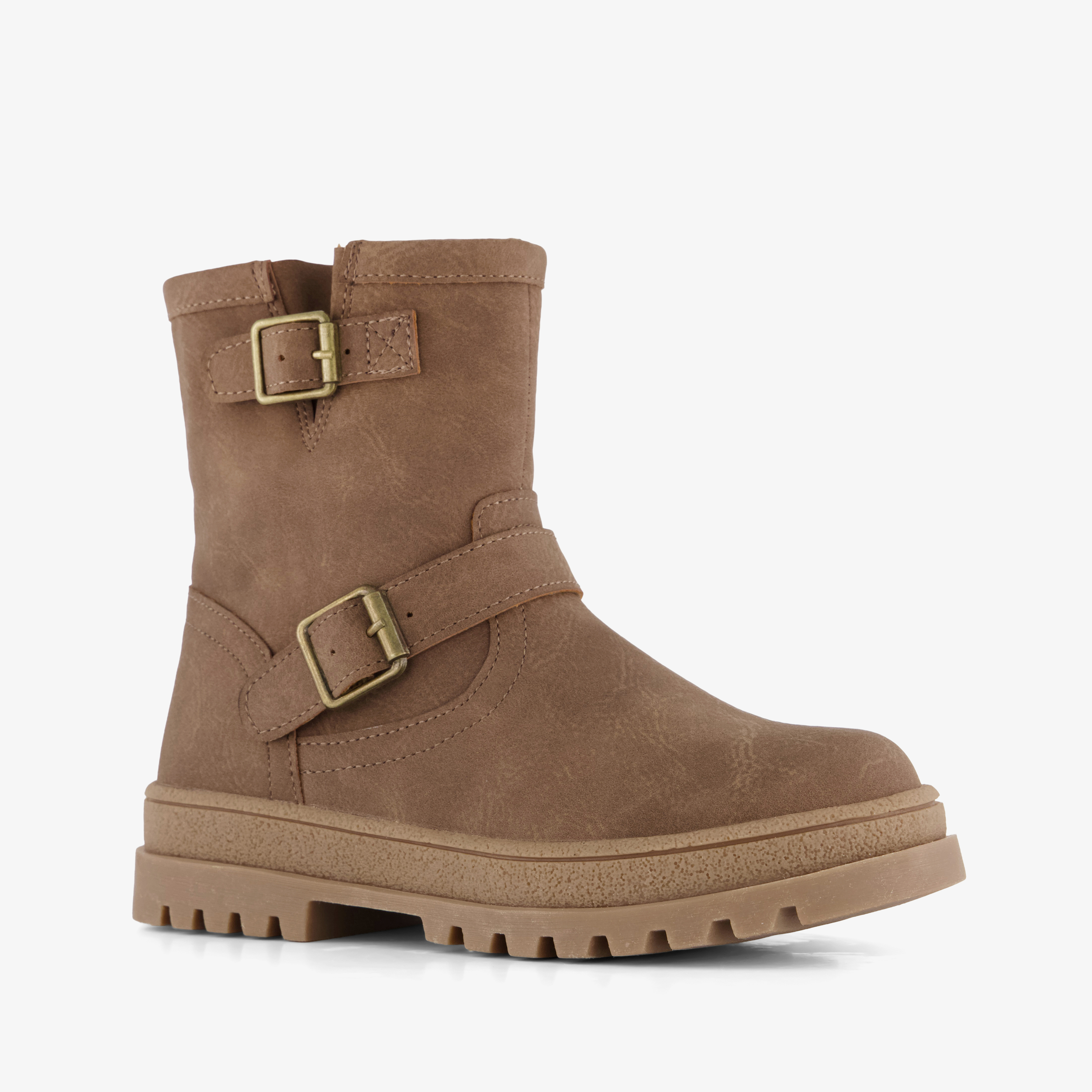 Blue Box jongens biker boots bruin