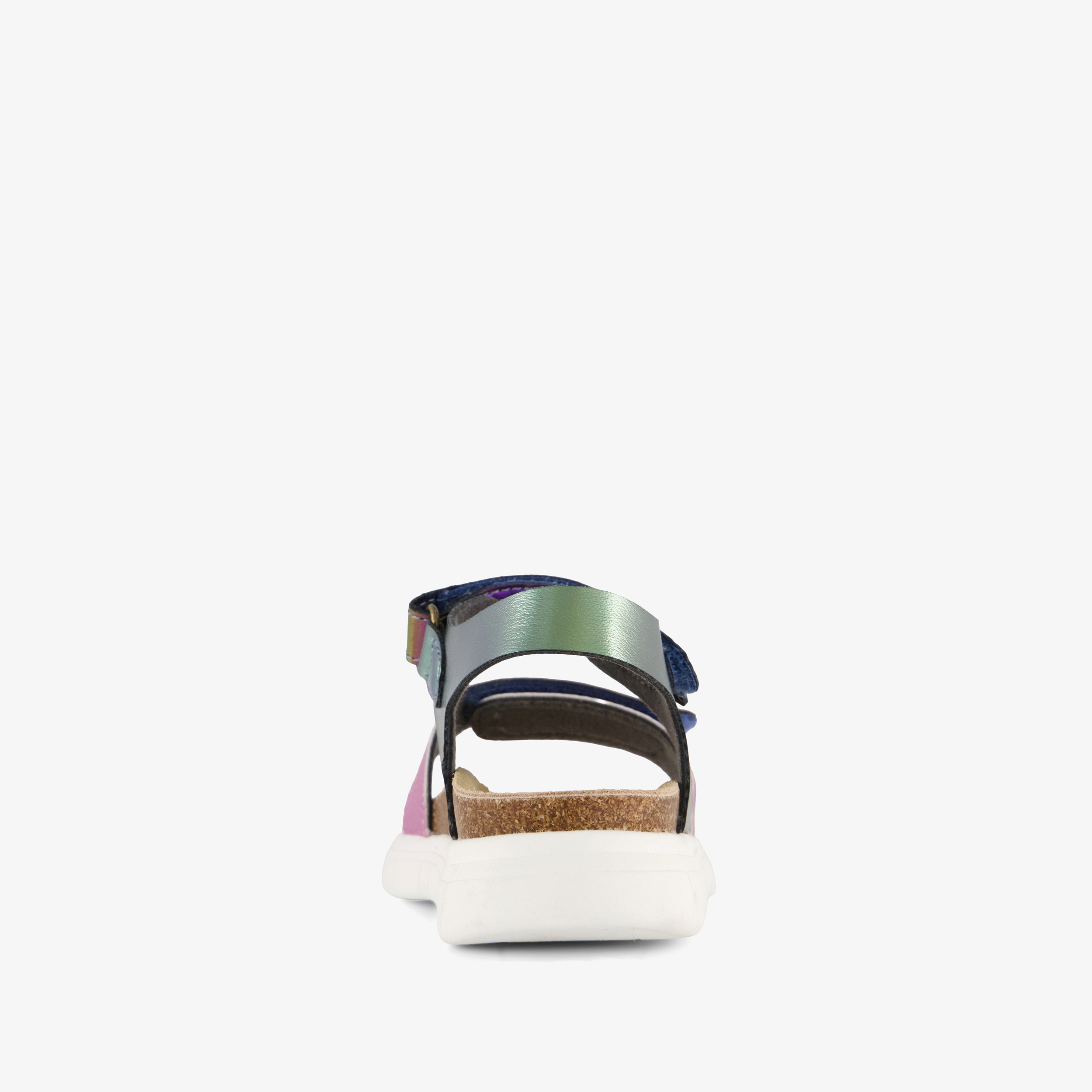 Braqeez leren meisjes sandalen metallic multicolor – foto 2