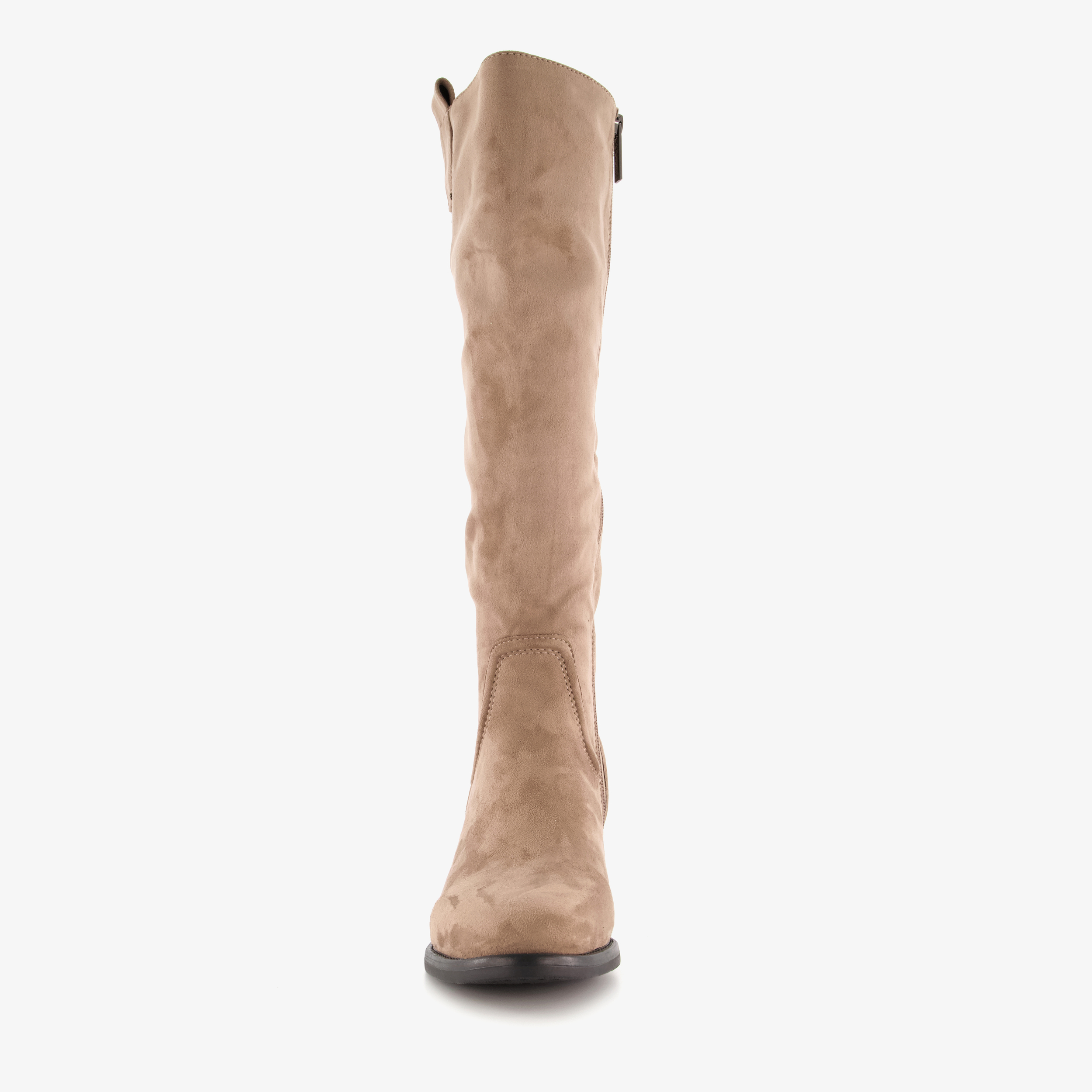 XX by Mexx hoge dames laarzen met hak taupe – foto 4
