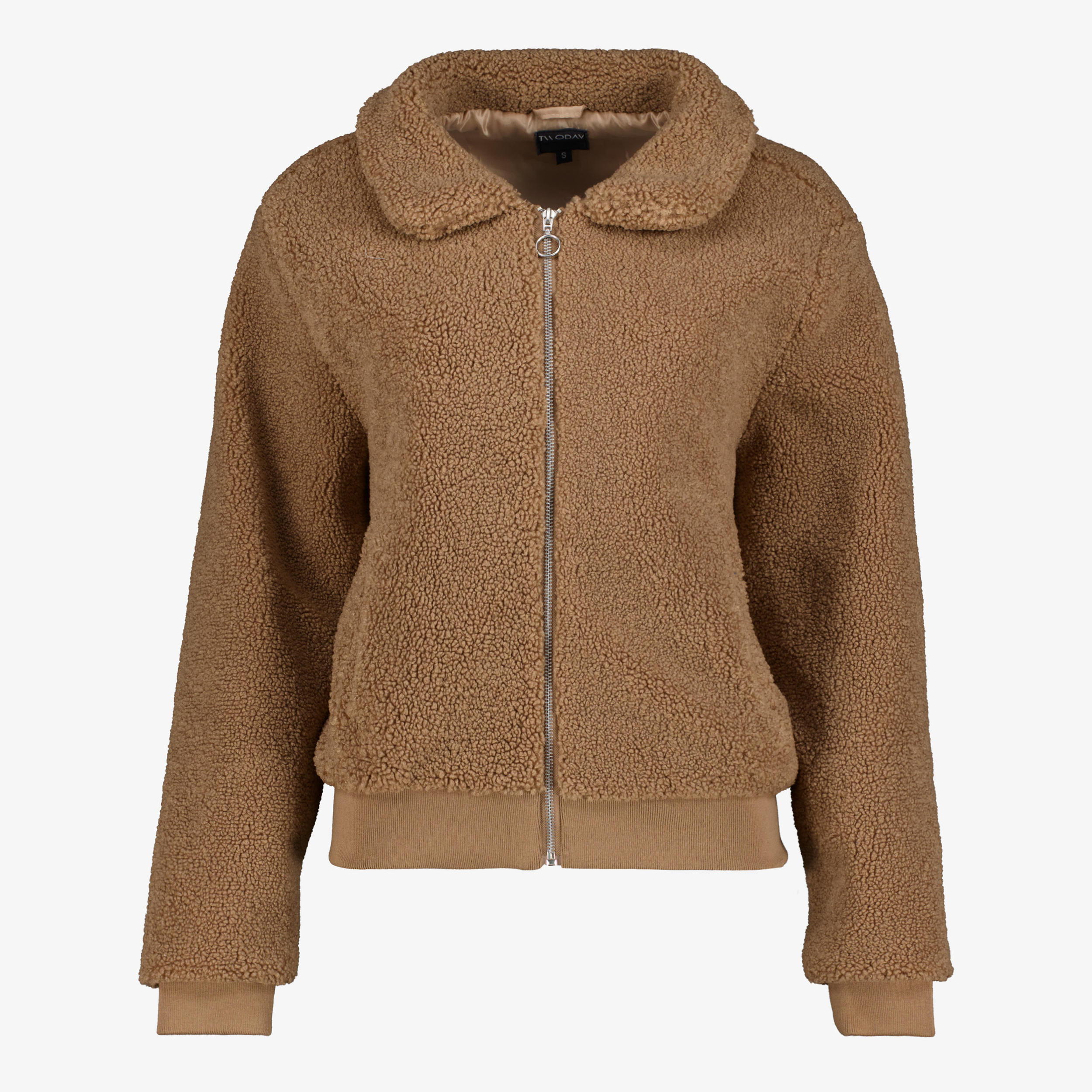 TwoDay dames teddy bomber jas bruin jassen
