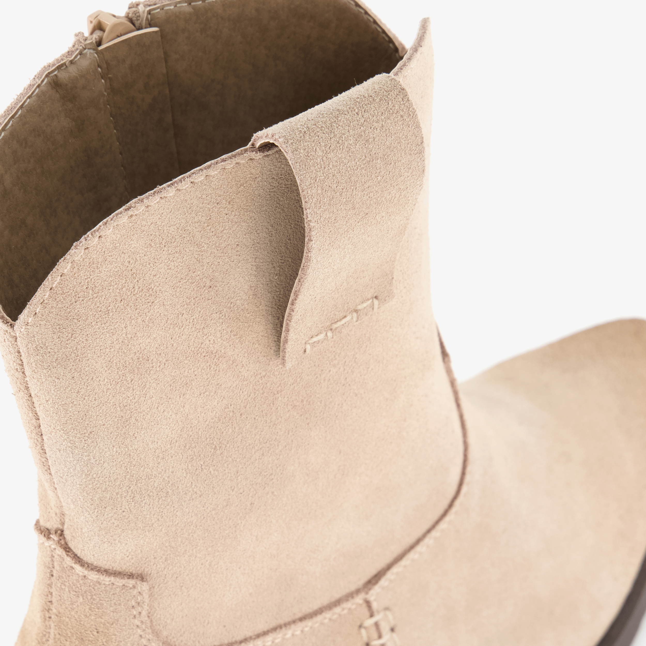Harper suède dames western laarzen beige enkellaarzen – foto 5