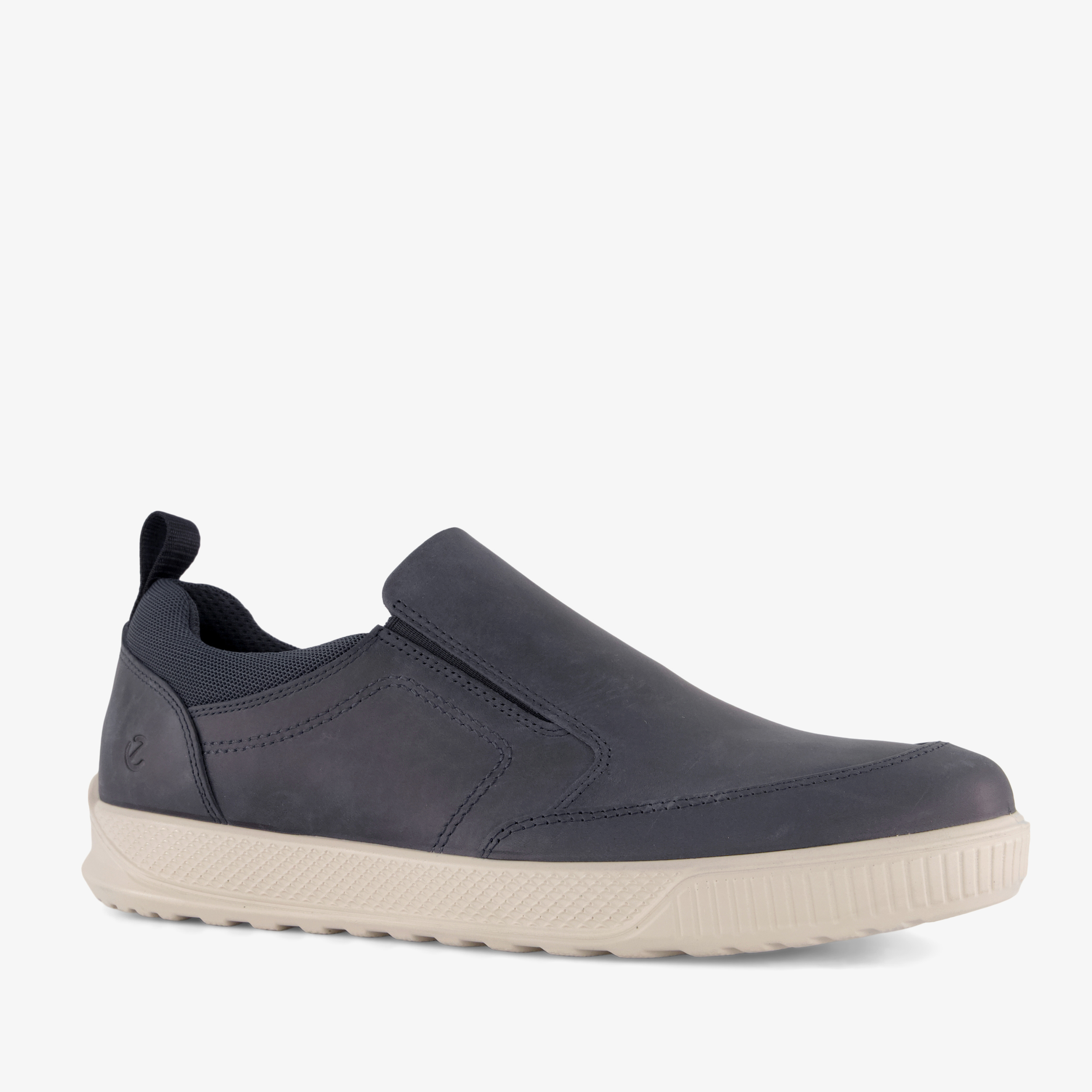 ECCO suède heren instappers blauw