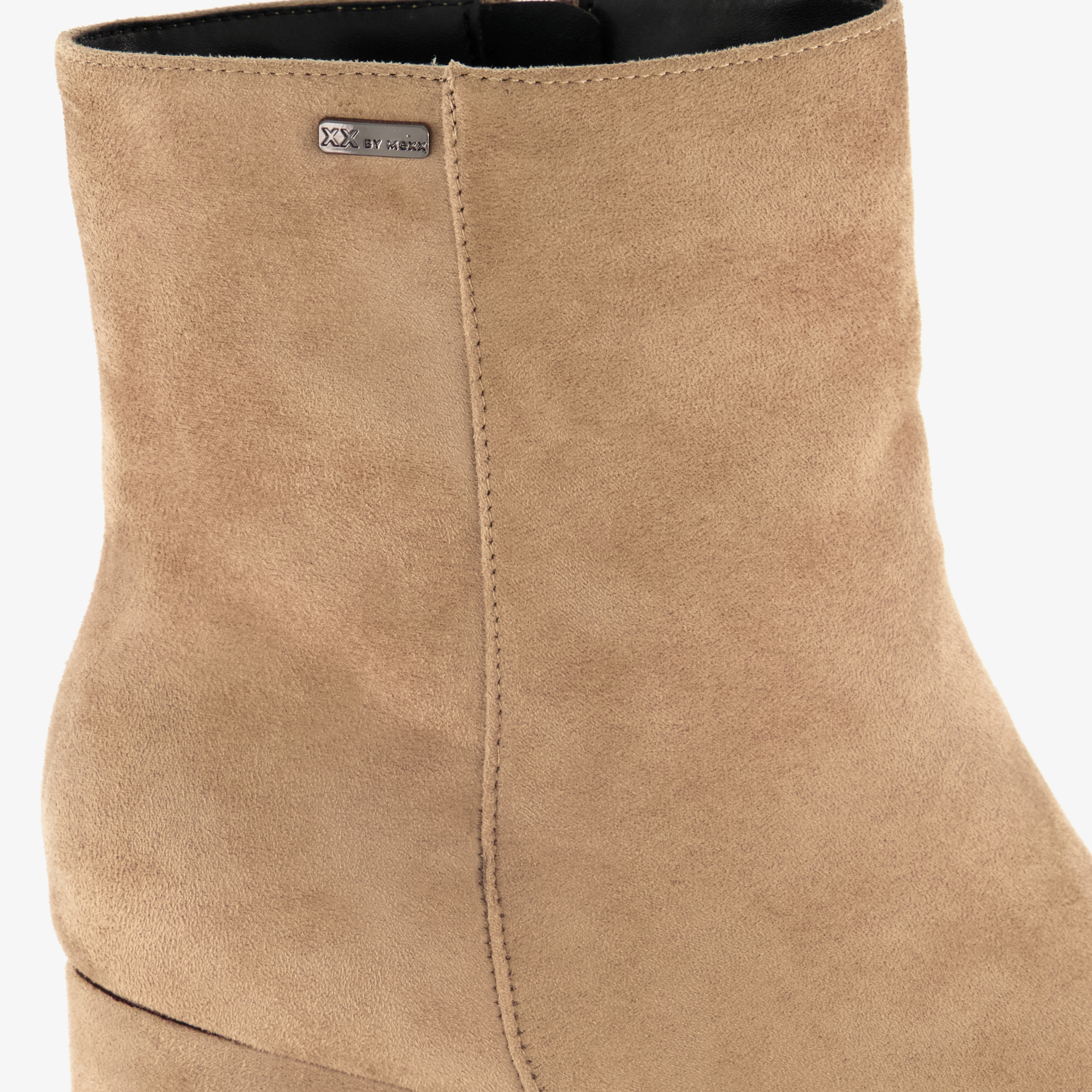 XX By Mexx dames enkellaarsjes met hak beige – foto 5
