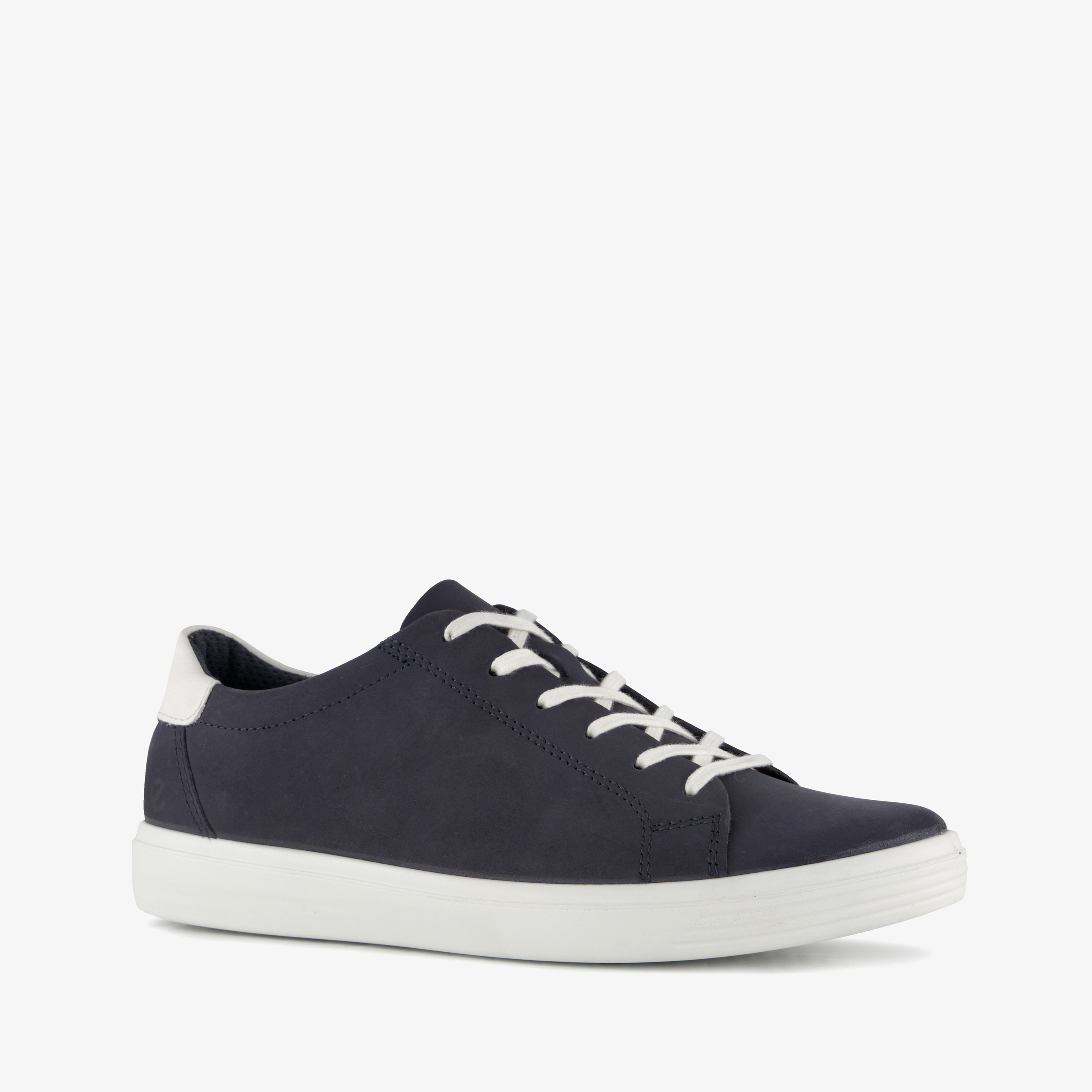 ECCO Classic W leren dames sneakers donkerblauw