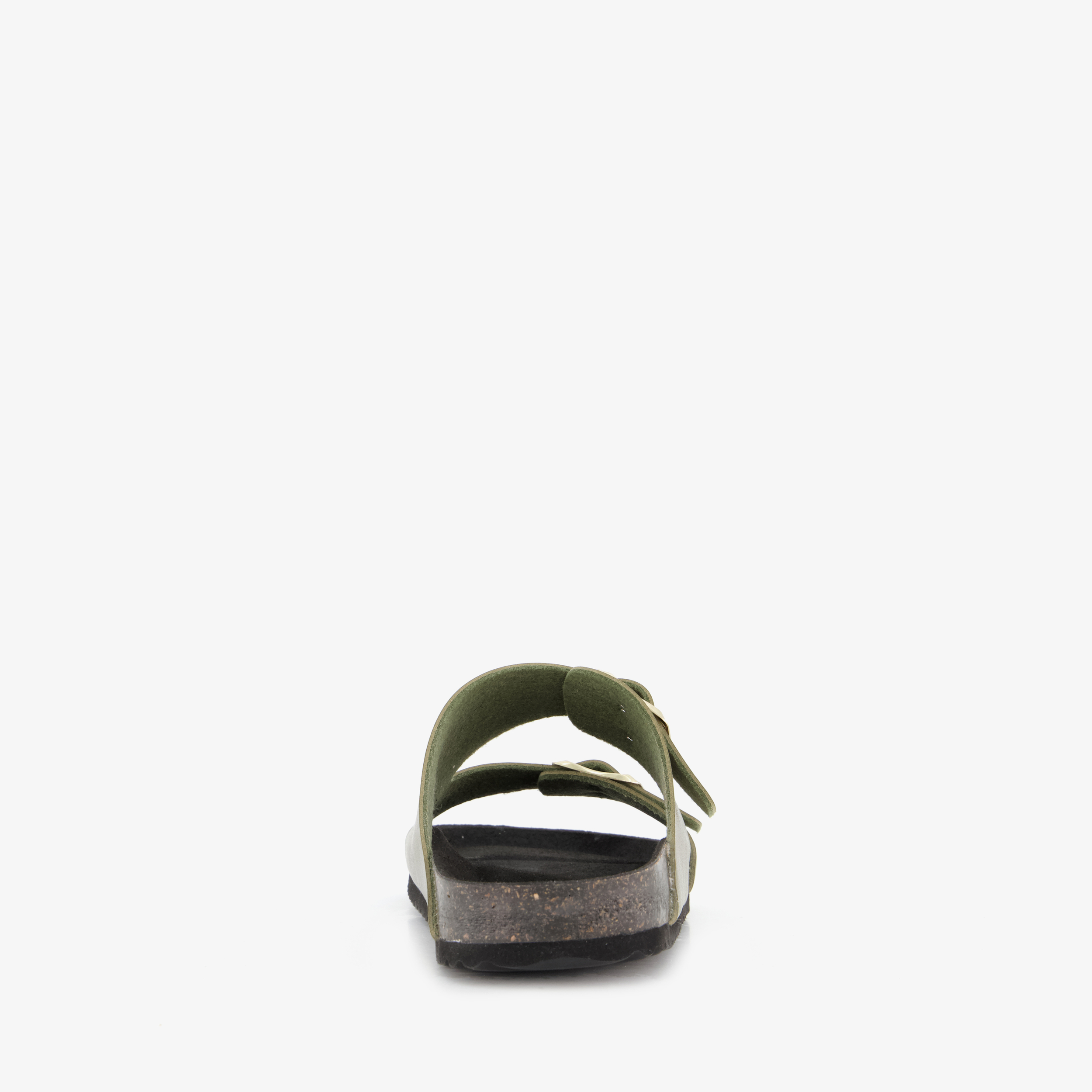 Hush Puppies leren dames bio slippers groen – foto 2