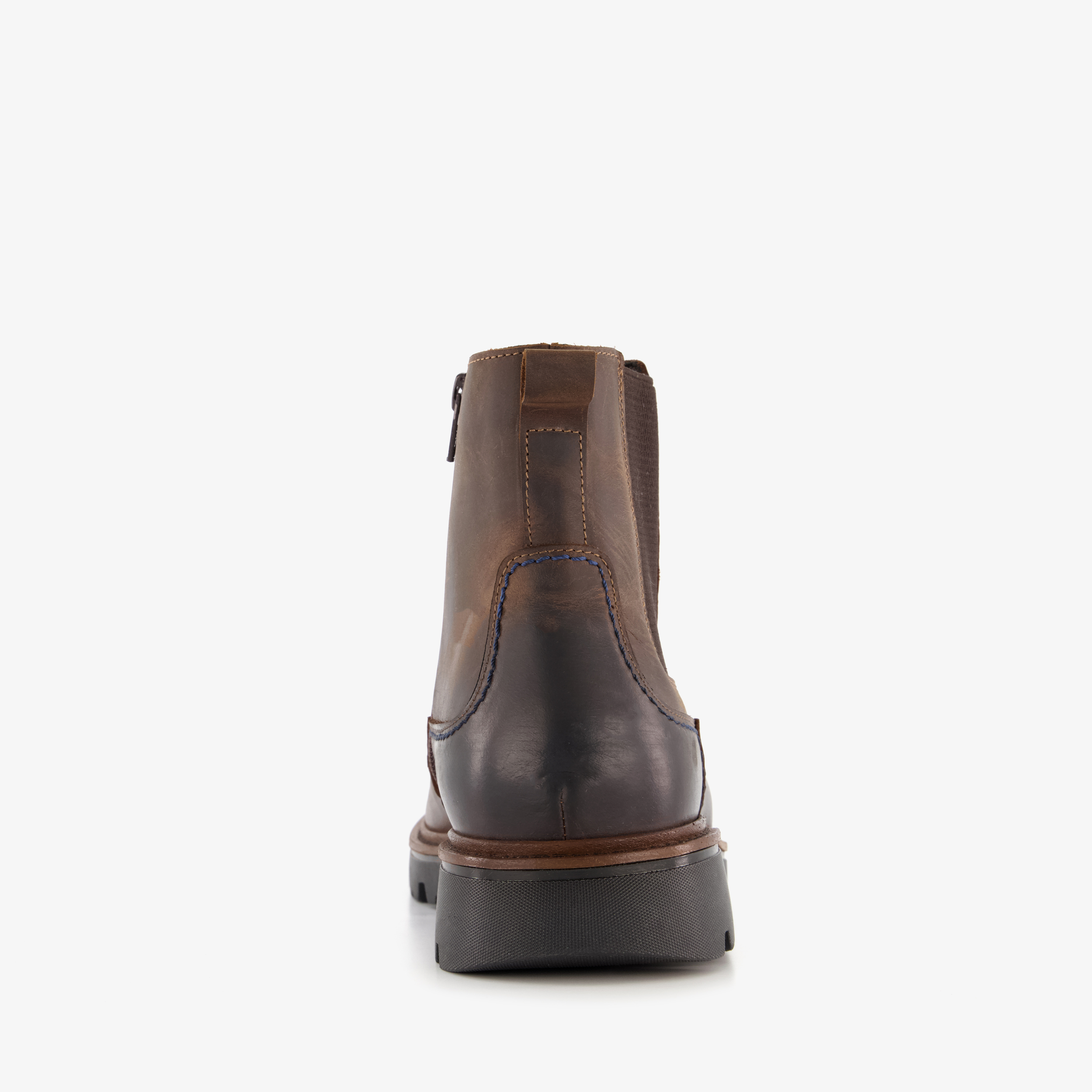 Output leren heren Chelsea boots bruin – foto 2