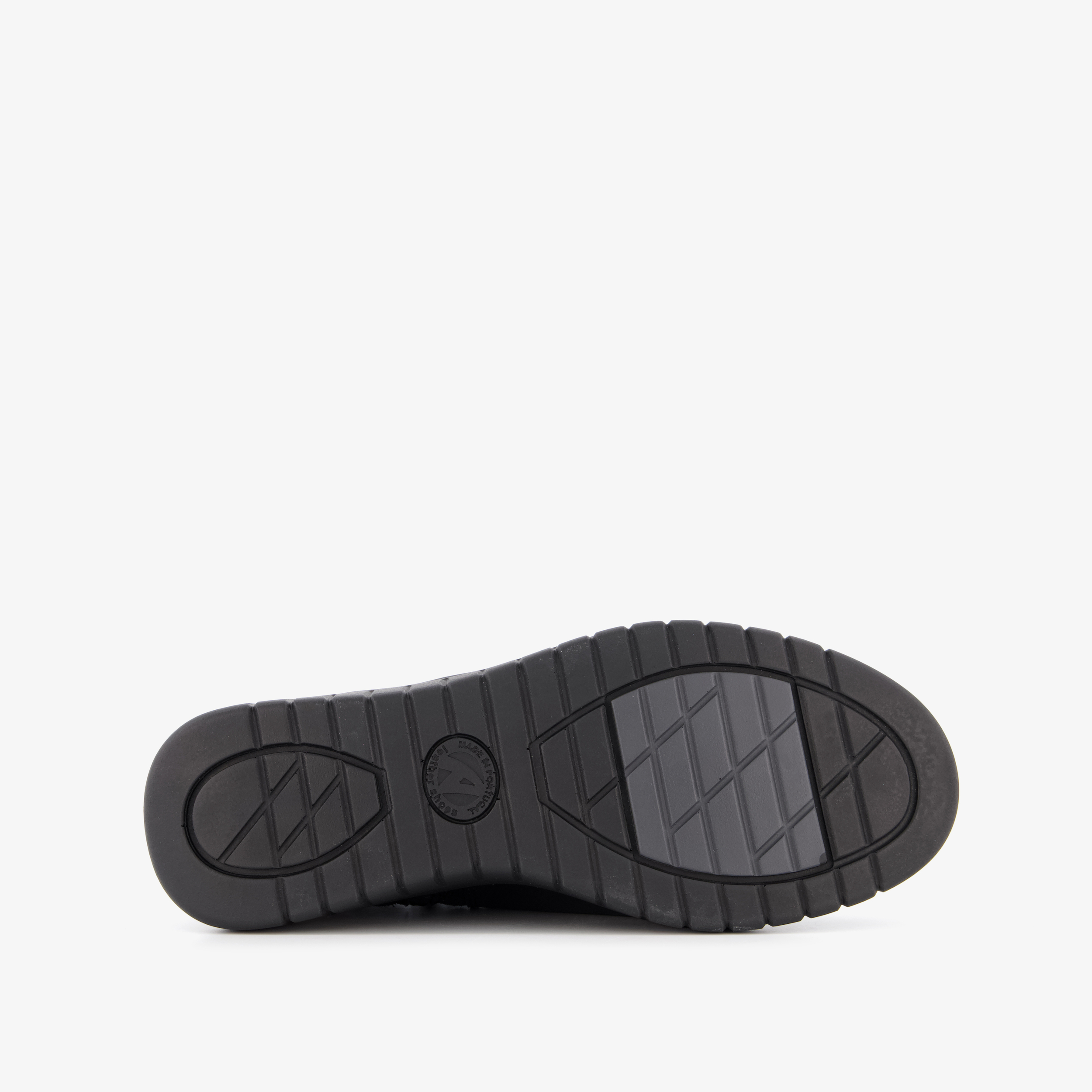 Hush Puppies leren dames enkellaarsjes zwart – foto 3