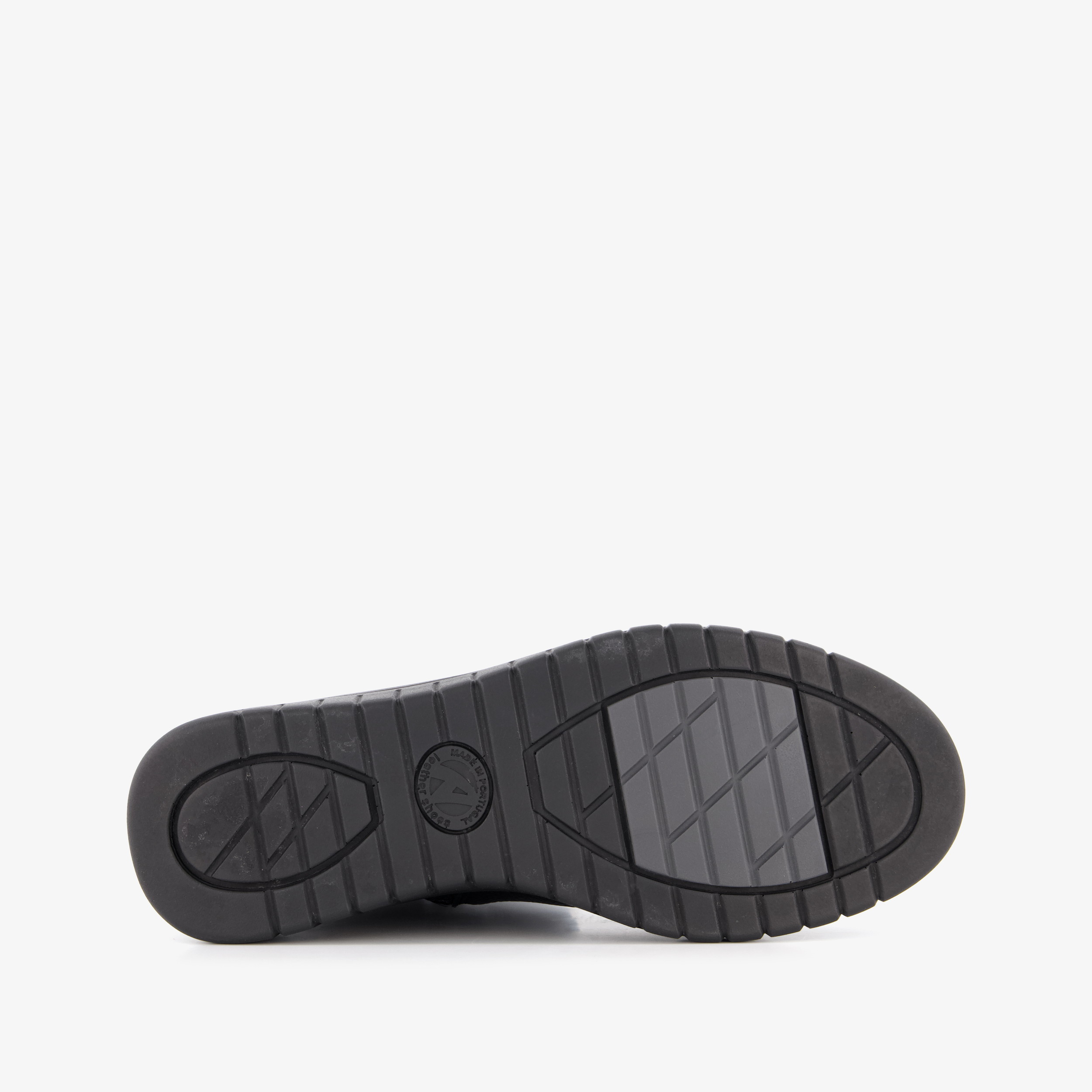 Hush Puppies leren dames enkellaarsjes zwart – foto 3