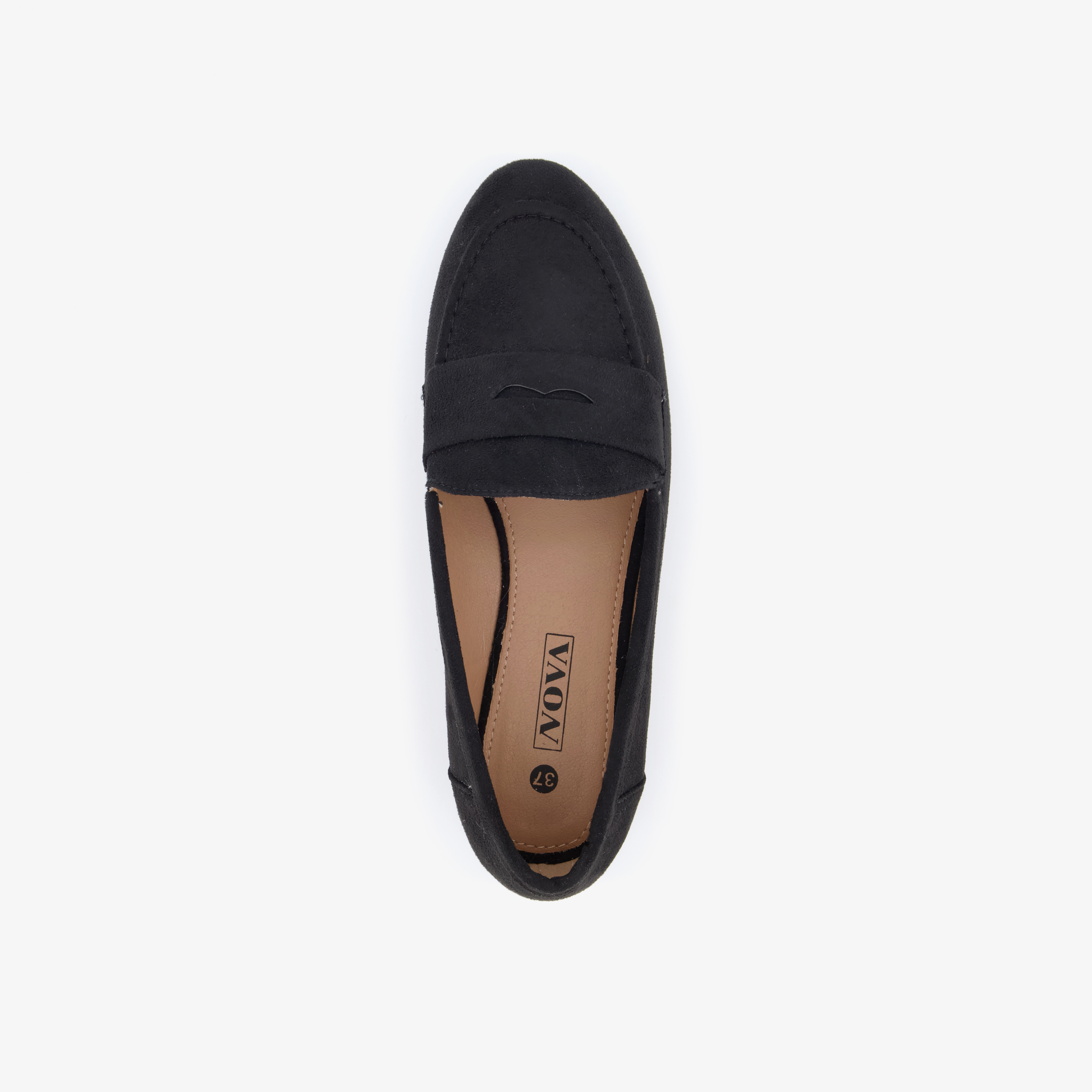 Nova dames loafers zwart instappers – foto 4